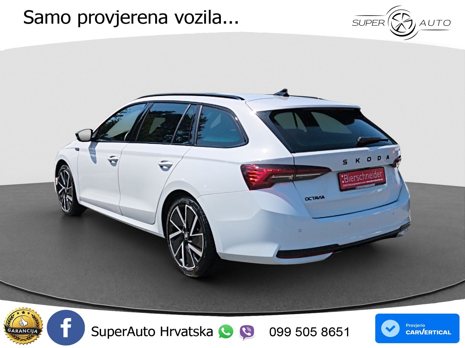 Škoda Octavia Combi 2.0 TDI (150 KS) DSG SportLine LED+GR SJED+ACC