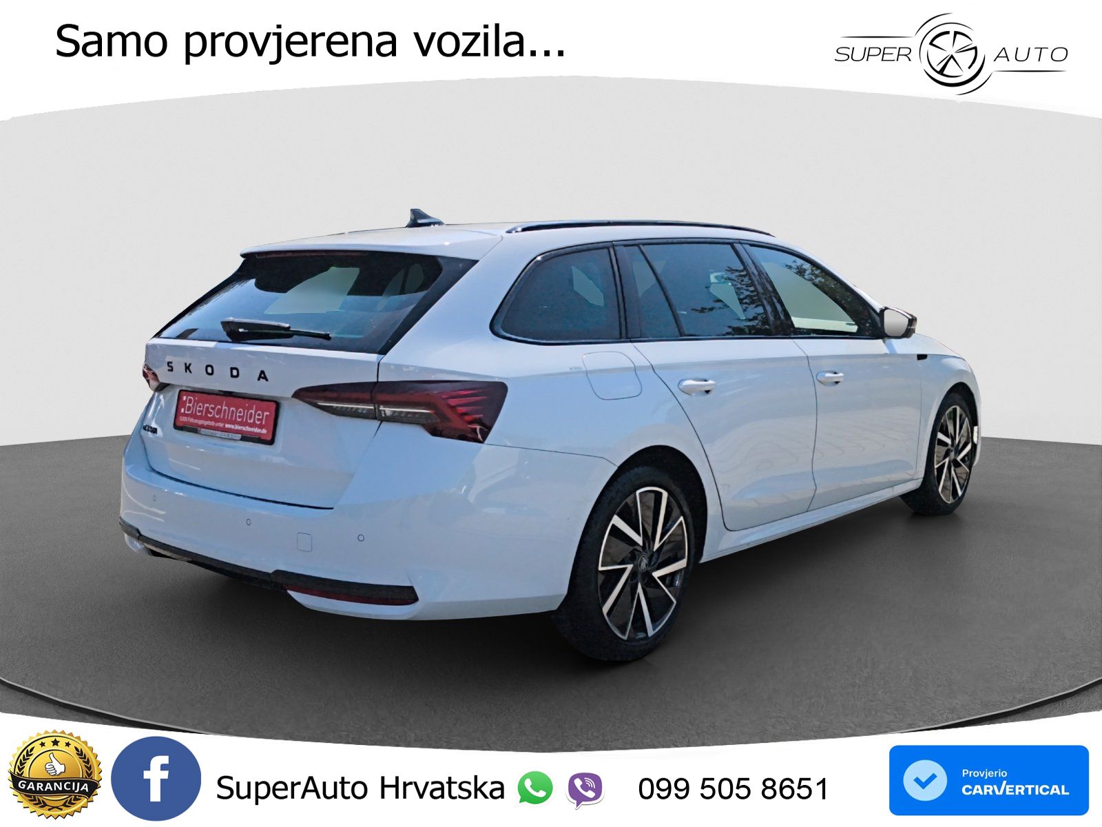 Škoda Octavia Combi 2.0 TDI (150 KS) DSG SportLine LED+GR SJED+ACC