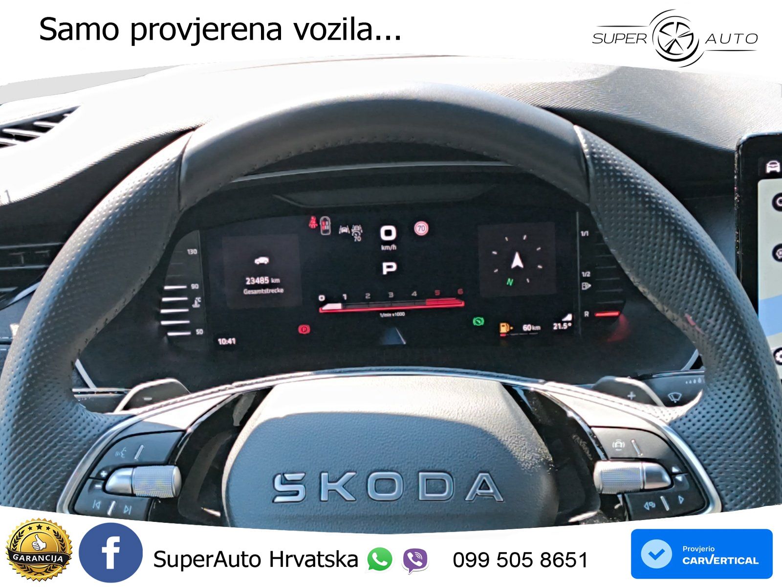 Škoda Octavia Combi 2.0 TDI (150 KS) DSG SportLine LED+GR SJED+ACC