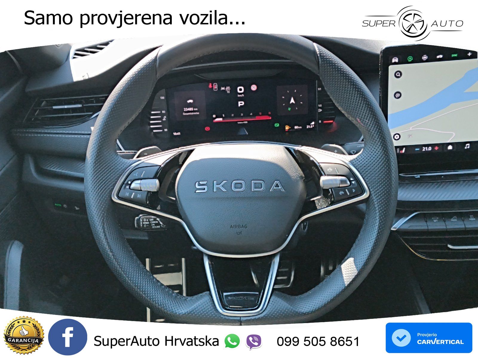 Škoda Octavia Combi 2.0 TDI (150 KS) DSG SportLine LED+GR SJED+ACC