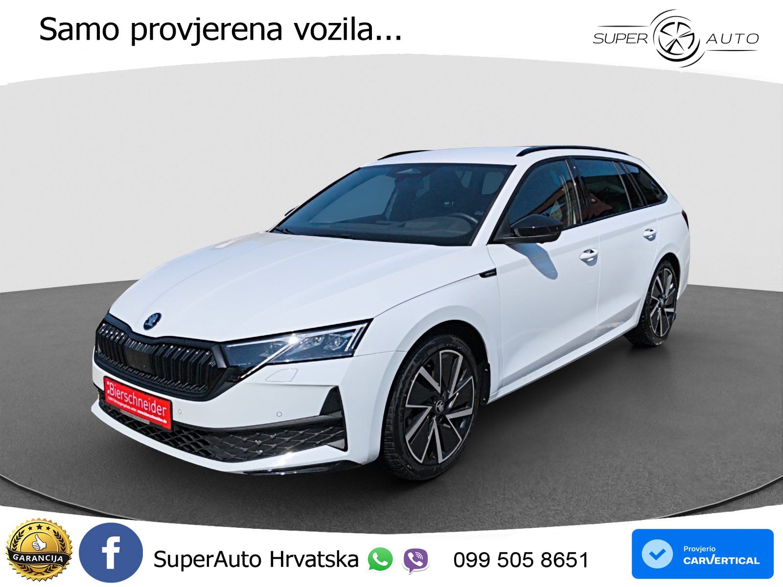 Škoda Octavia Combi 2.0 TDI (150 KS) DSG SportLine LED+GR SJED+ACC