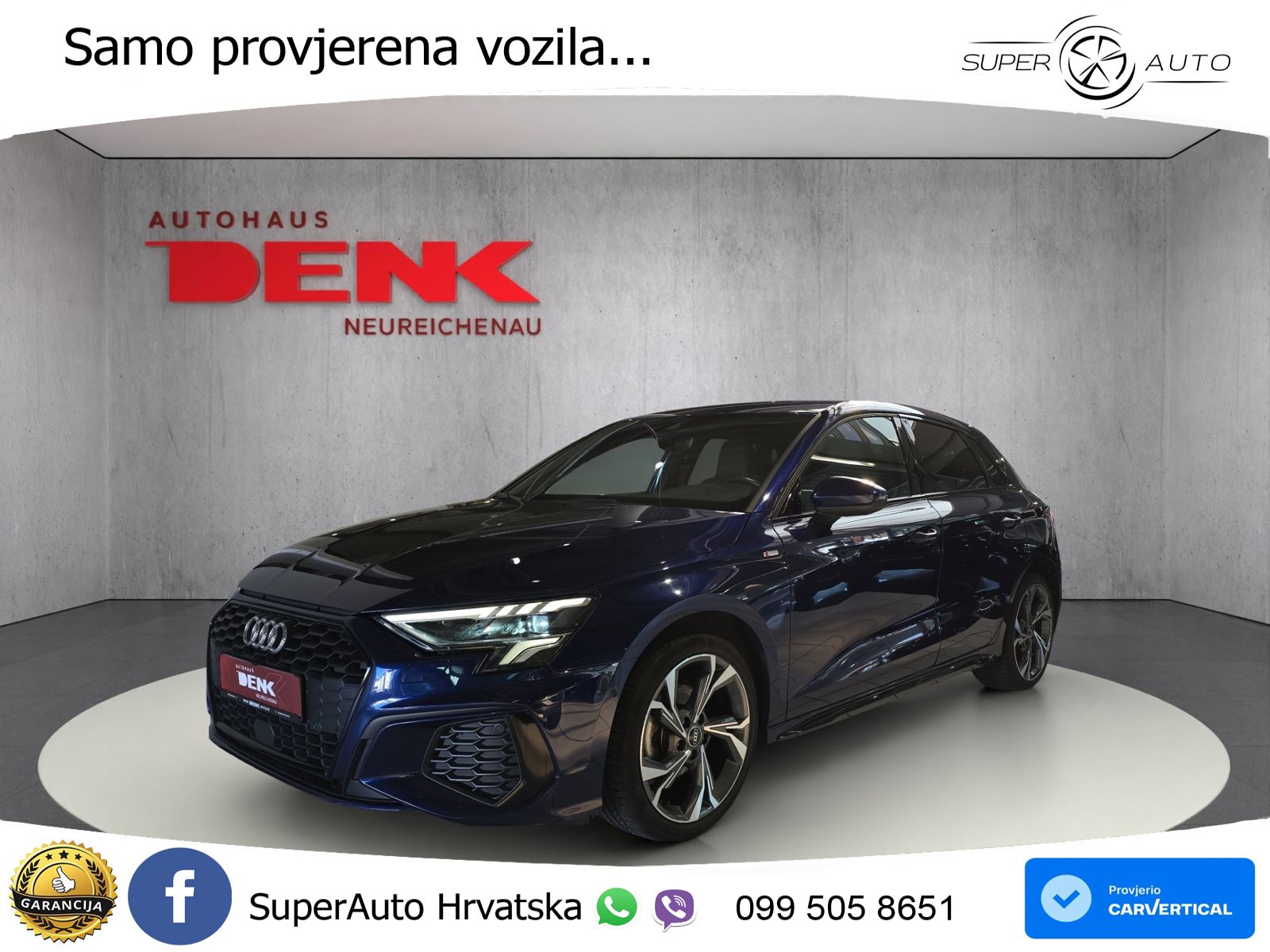 Audi A3 35 TFSI (150 KS) S tronic S line LED+GR SJED+ACC