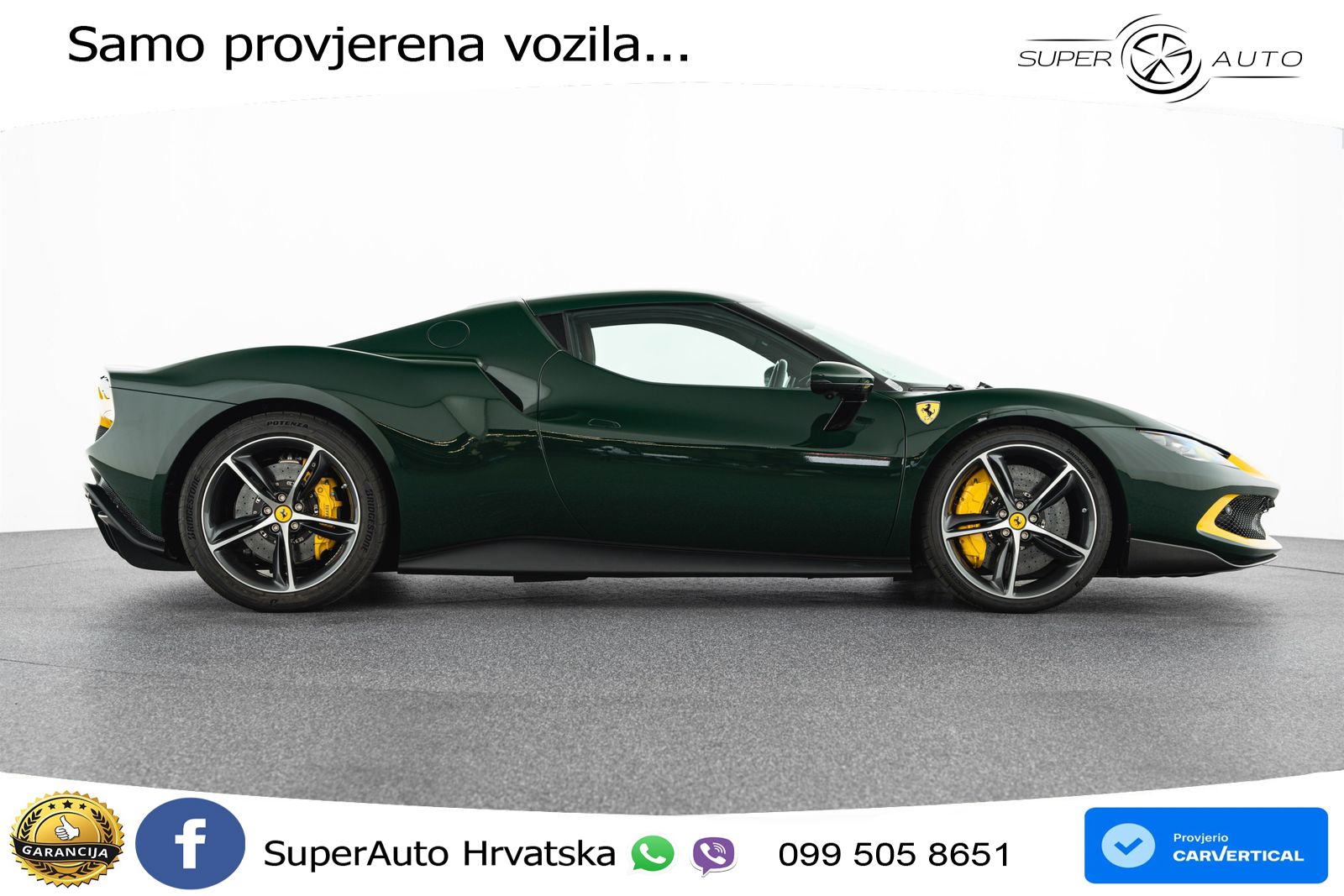 Ferrari 296 GTB 3.0 V6 (830 KS) F1 DCT