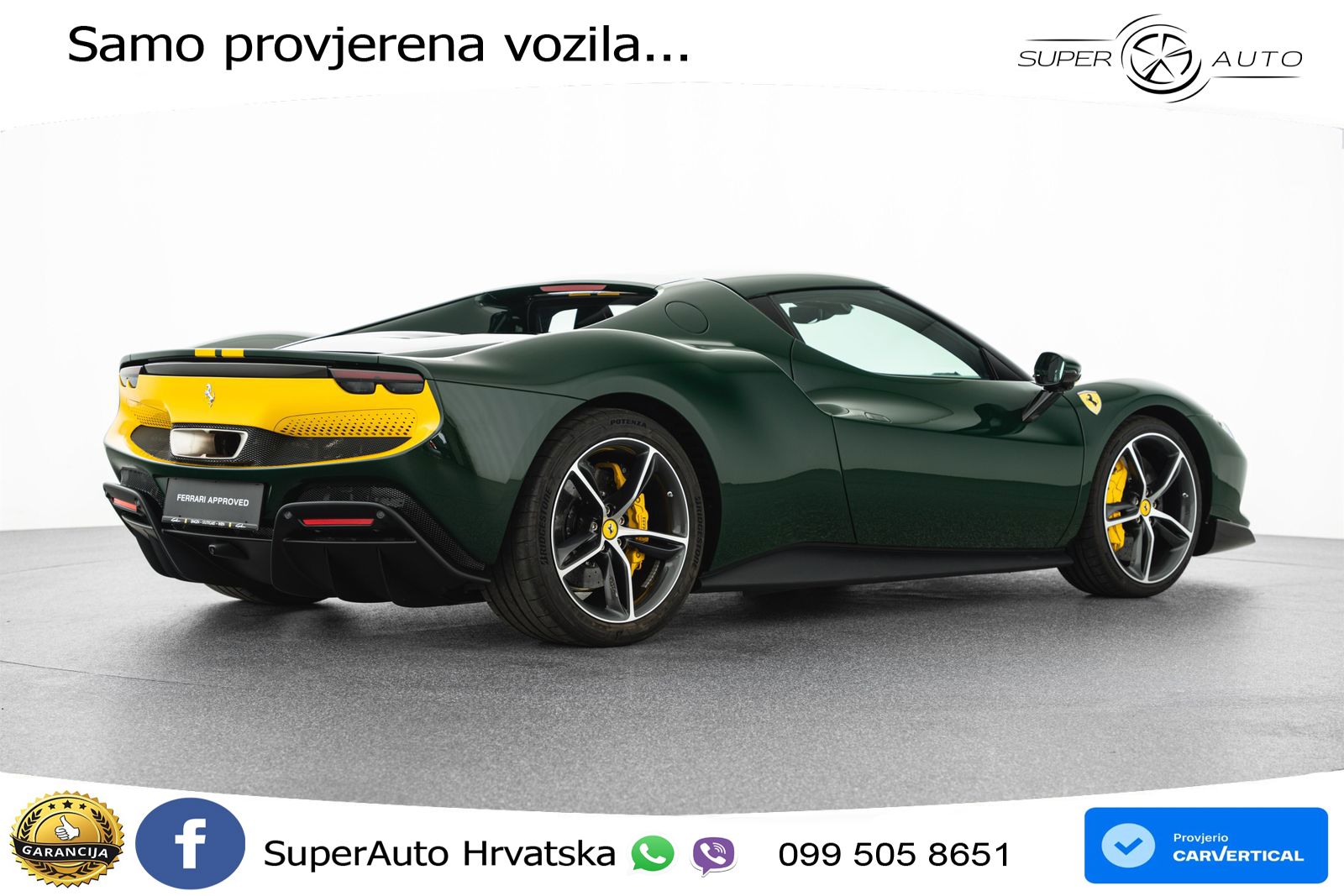 Ferrari 296 GTB 3.0 V6 (830 KS) F1 DCT