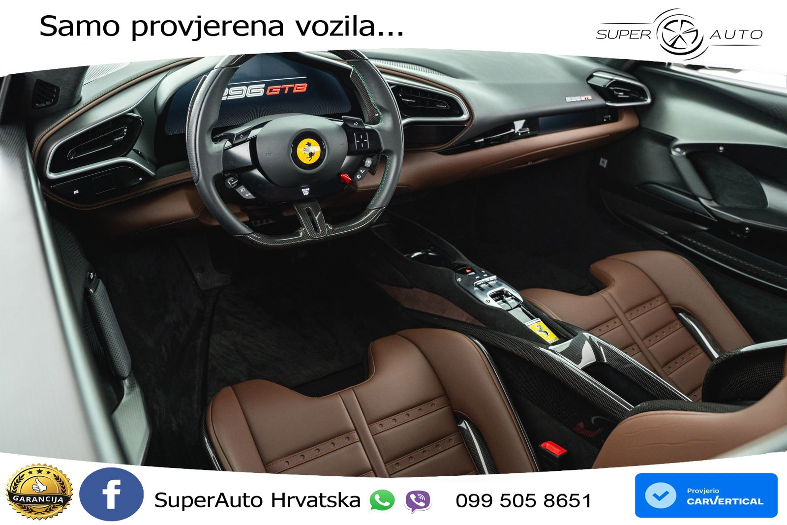 Ferrari 296 GTB 3.0 V6 (830 KS) F1 DCT