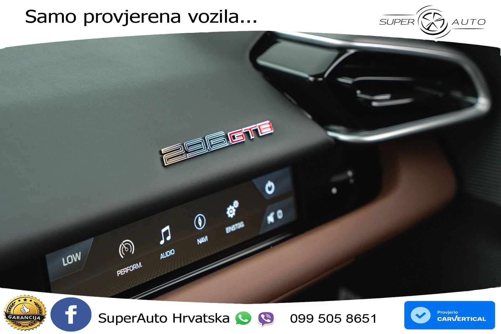 Ferrari 296 GTB 3.0 V6 (830 KS) F1 DCT