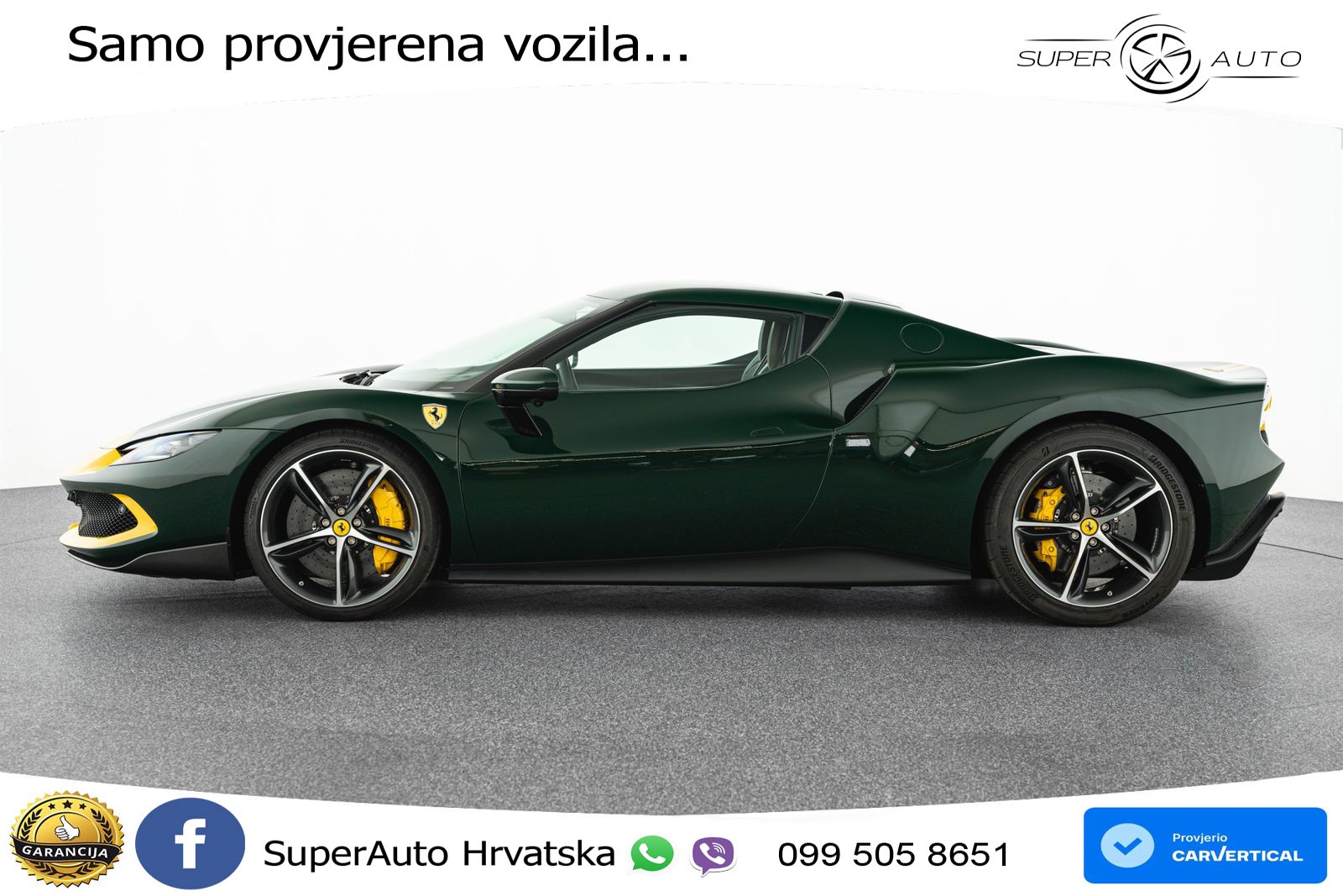 Ferrari 296 GTB 3.0 V6 (830 KS) F1 DCT