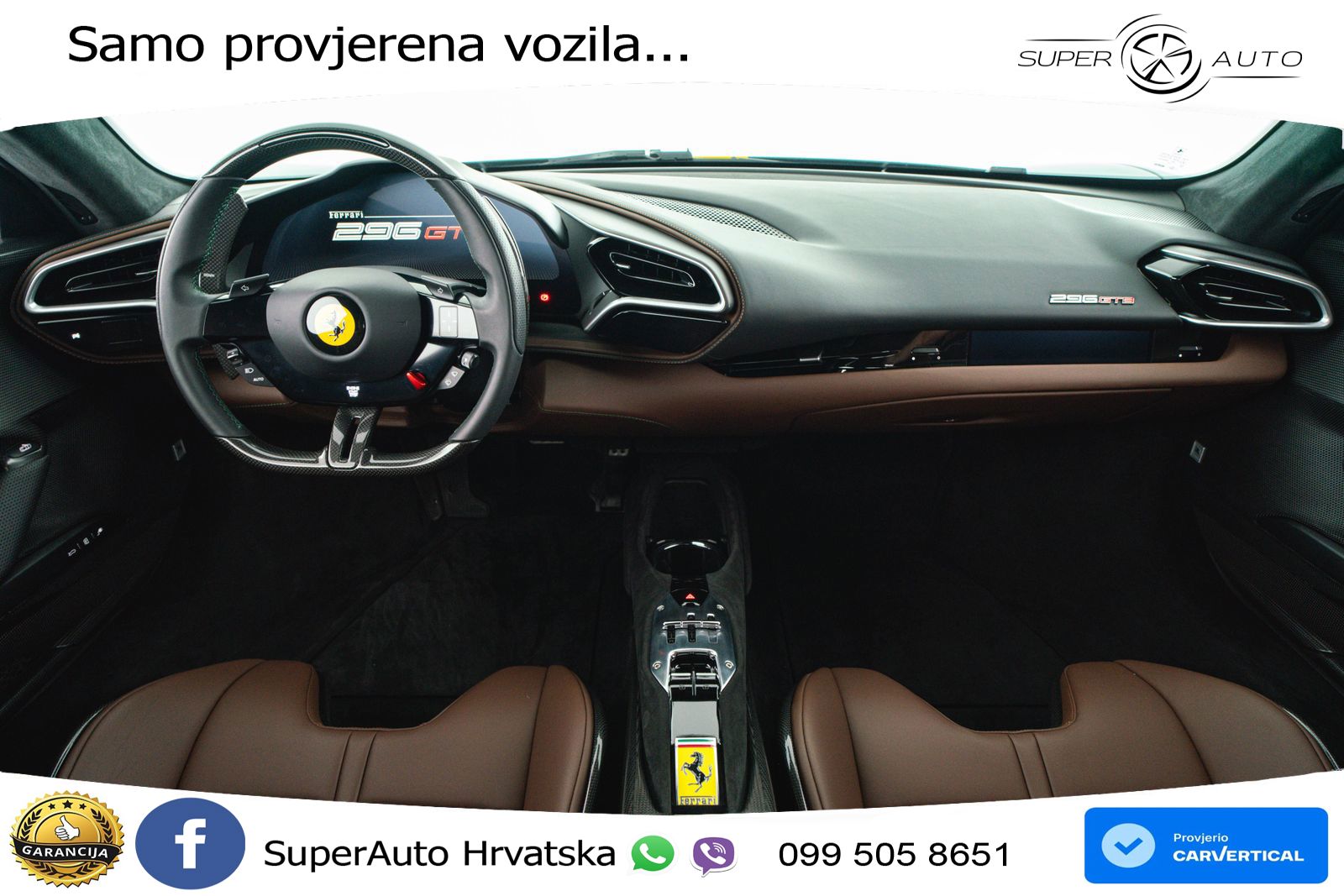 Ferrari 296 GTB 3.0 V6 (830 KS) F1 DCT