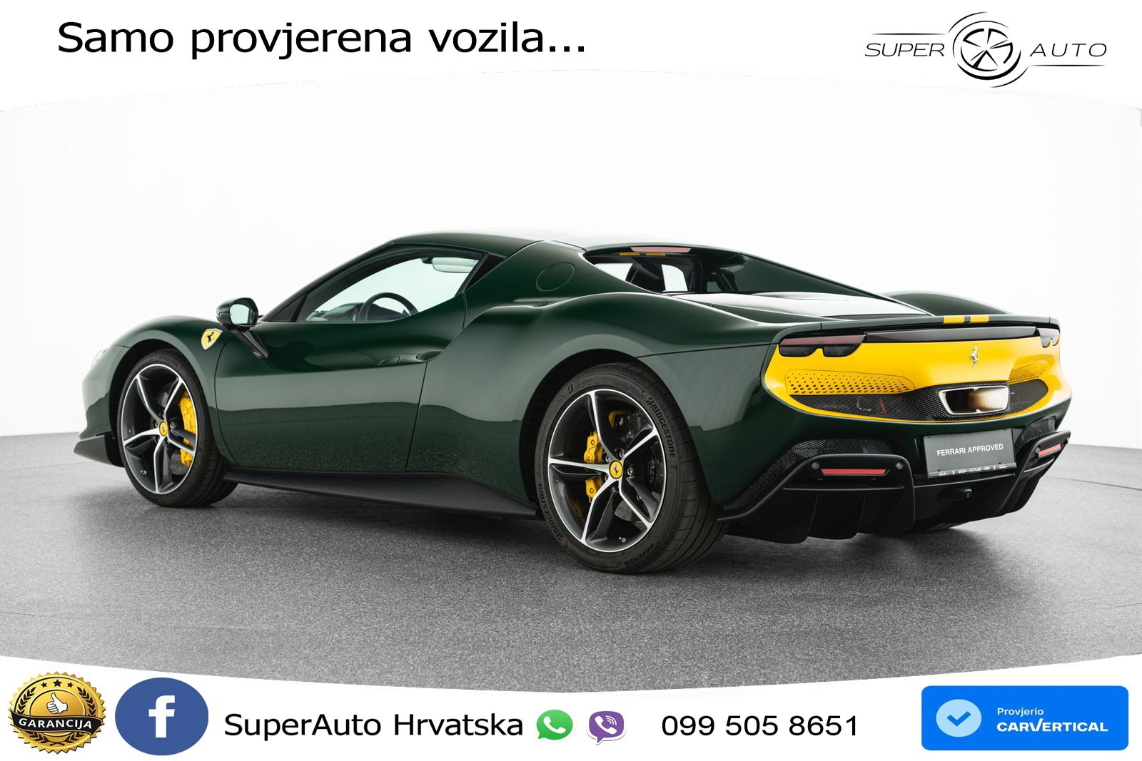 Ferrari 296 GTB 3.0 V6 (830 KS) F1 DCT