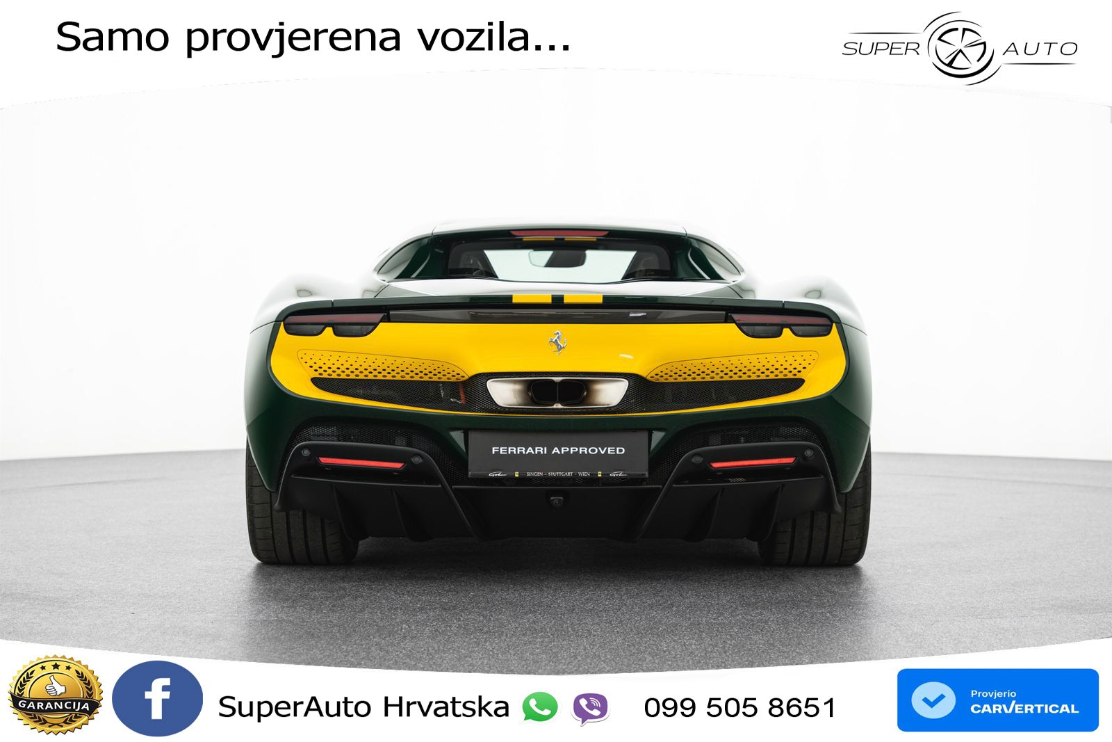 Ferrari 296 GTB 3.0 V6 (830 KS) F1 DCT