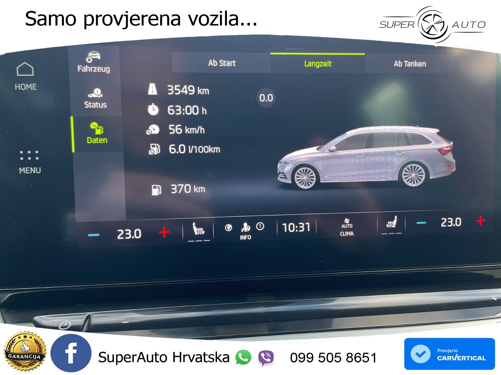 Škoda Octavia Combi 2.0 TDI (150 KS) DSG
