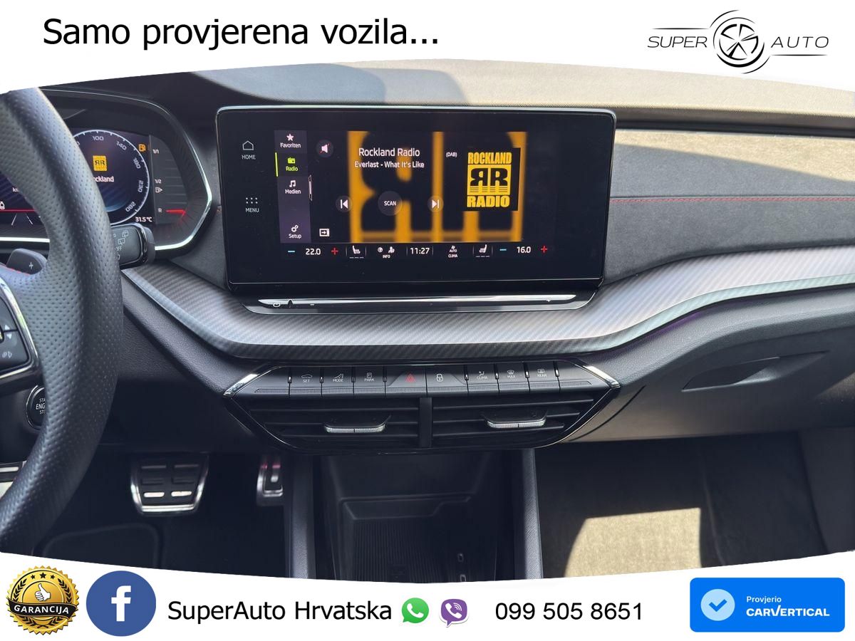 Škoda Octavia Combi RS 2.0 TDI (200 KS) 4x4 DSG LED+GR SJED+ACC