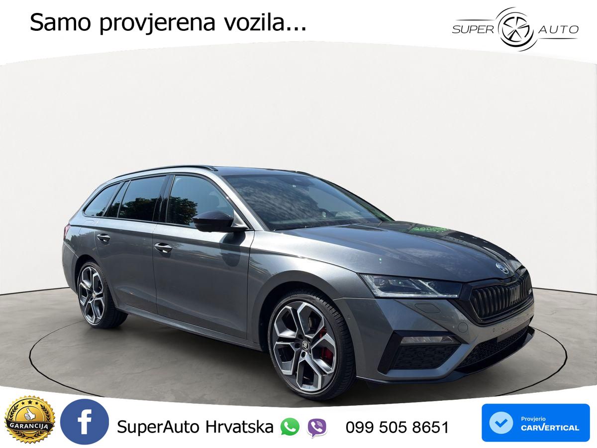 Škoda Octavia Combi RS 2.0 TDI (200 KS) 4x4 DSG LED+GR SJED+ACC