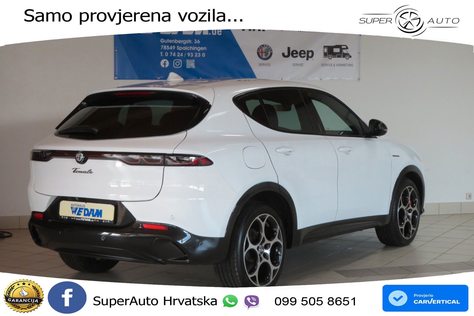 Alfa Romeo Tonale 1.5 VGT (160 KS) 48V-Hybrid TCT LED+GR SJED+ACC