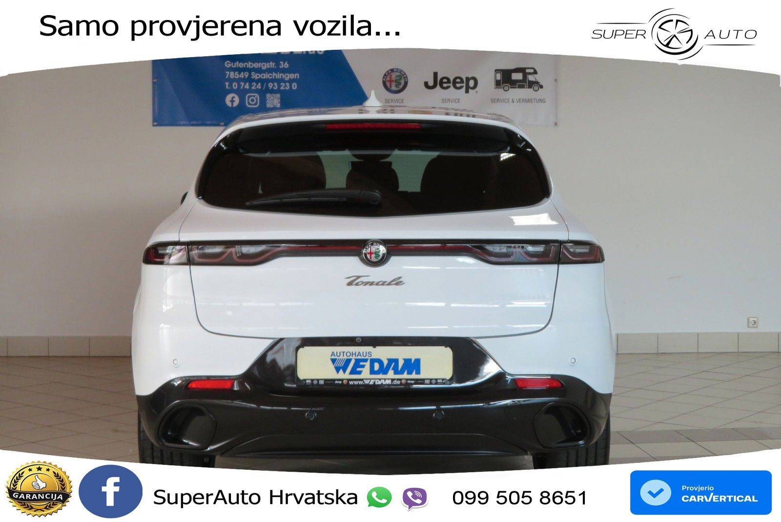 Alfa Romeo Tonale 1.5 VGT (160 KS) 48V-Hybrid TCT LED+GR SJED+ACC