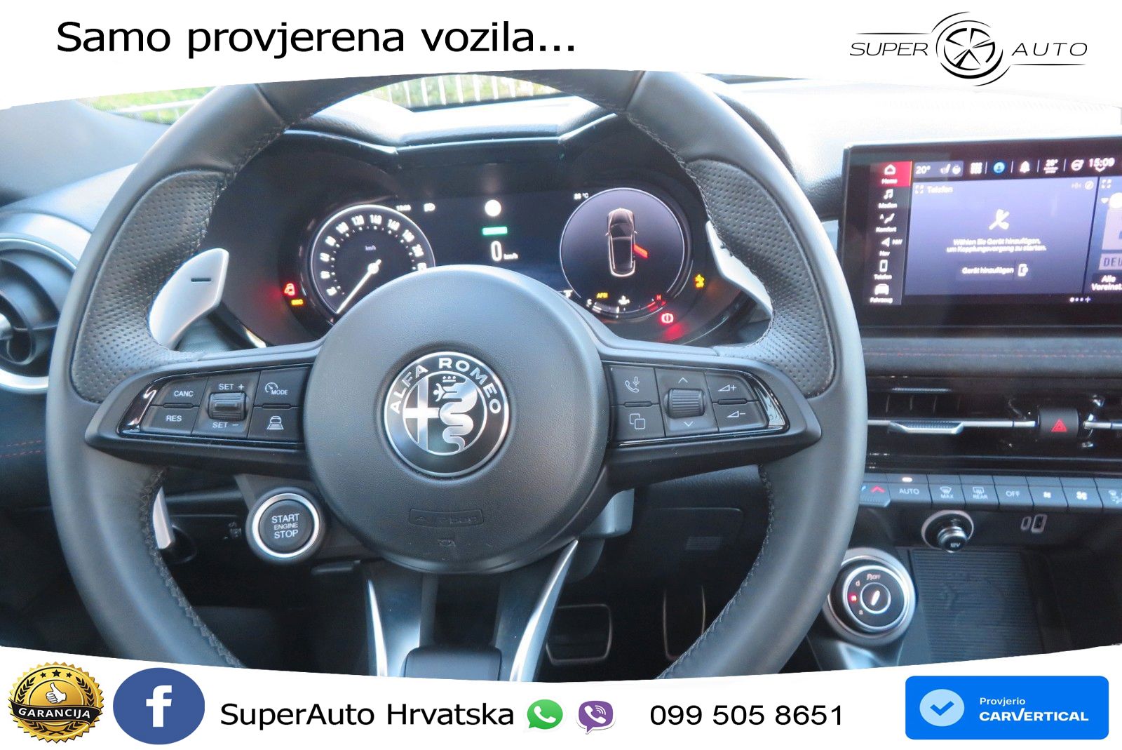 Alfa Romeo Tonale 1.5 VGT (160 KS) 48V-Hybrid TCT LED+GR SJED+ACC