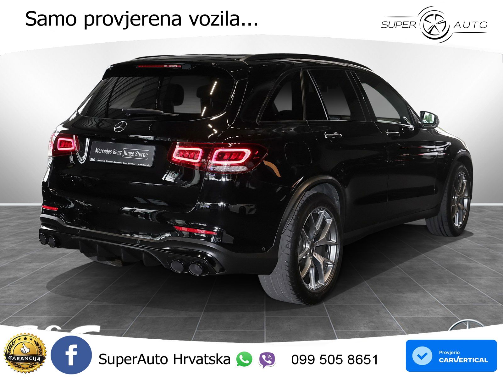 Mercedes AMG GLC 43 V6 (390 KS) 4MATIC TCT LED+GR SJED+ACC