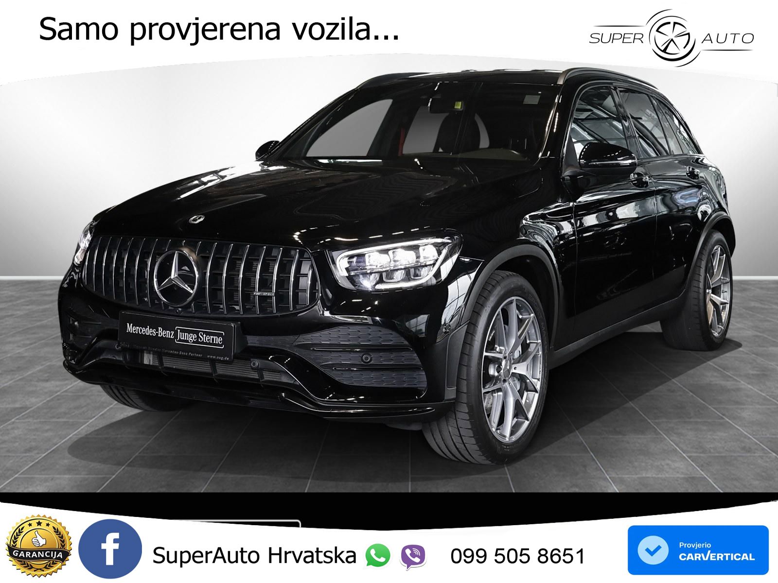 Mercedes AMG GLC 43 V6 (390 KS) 4MATIC TCT LED+GR SJED+ACC
