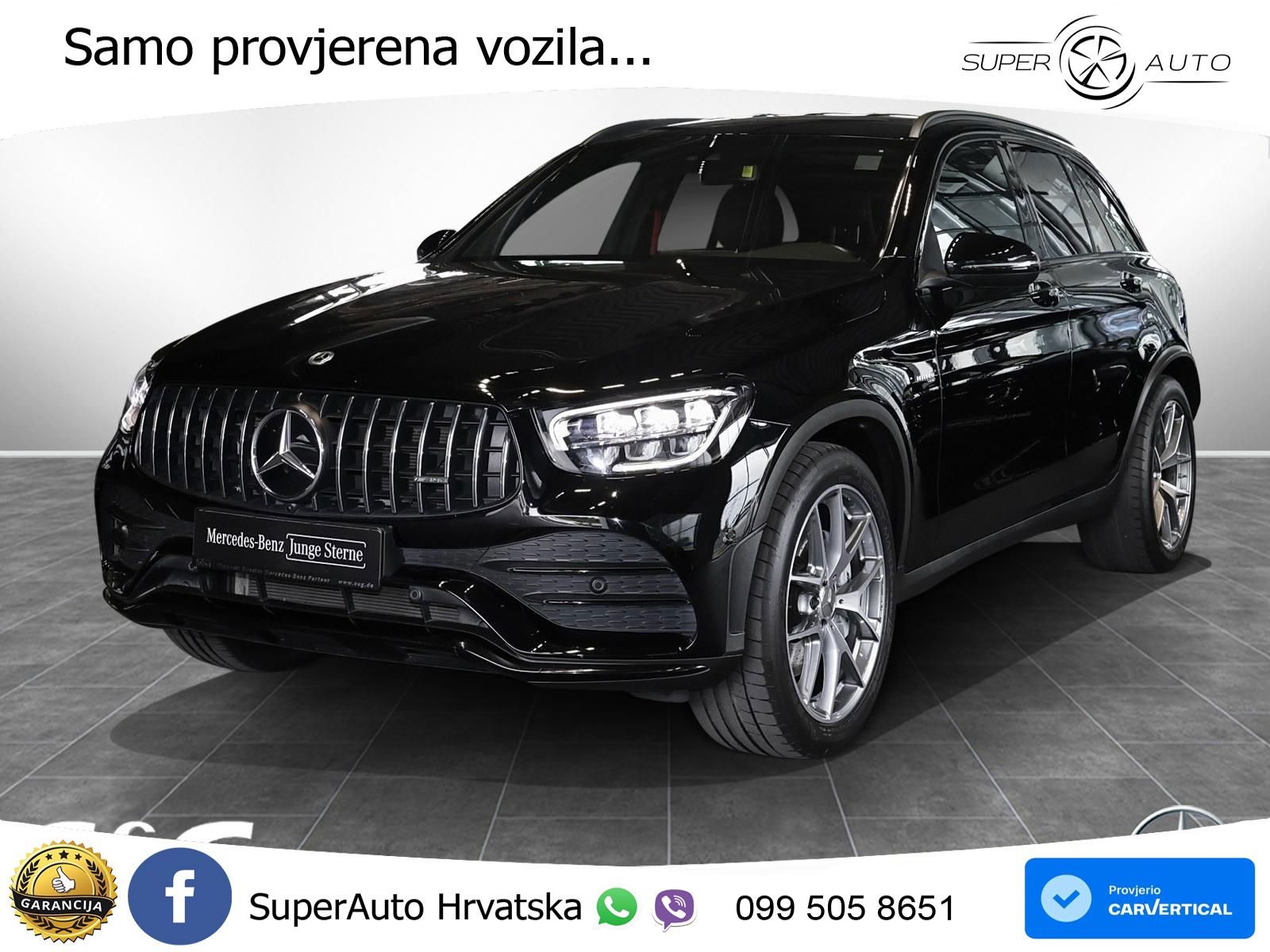 Mercedes AMG GLC 43 V6 (390 KS) 4MATIC TCT LED+GR SJED+ACC