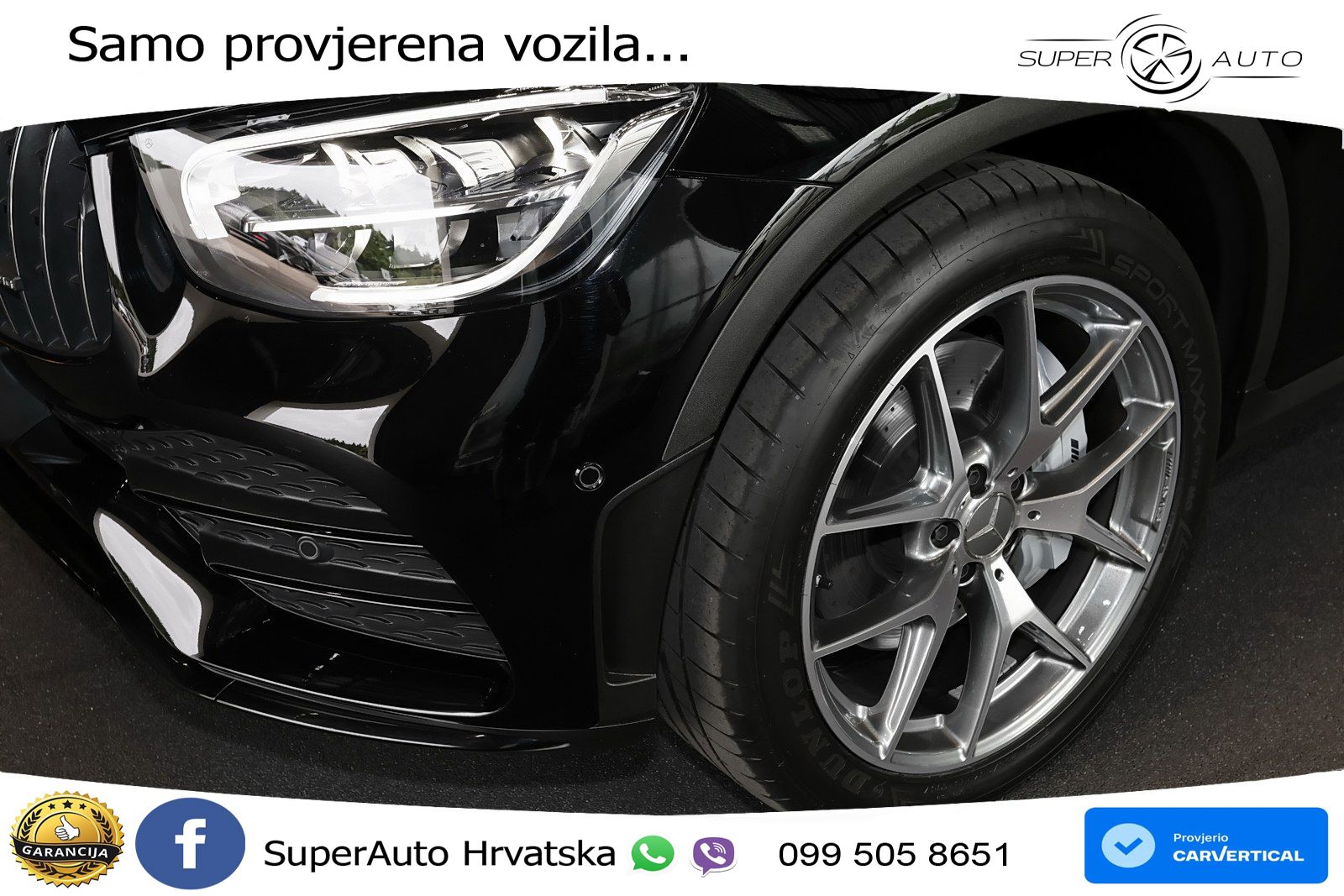 Mercedes AMG GLC 43 V6 (390 KS) 4MATIC TCT LED+GR SJED+ACC