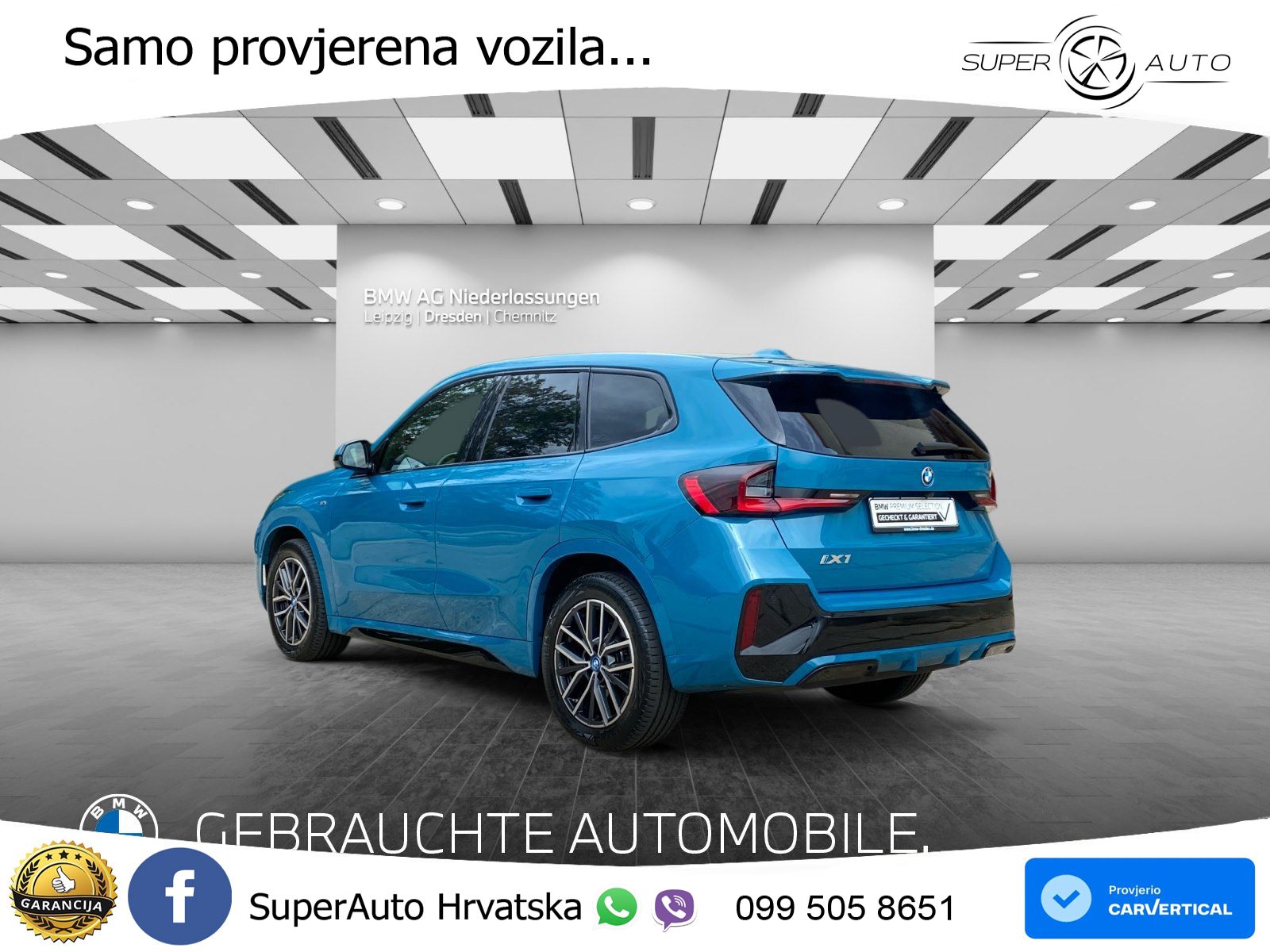 BMW iX1 68 kWh (313 KS) xDrive30 M Sport LED+GR SJED+ACC