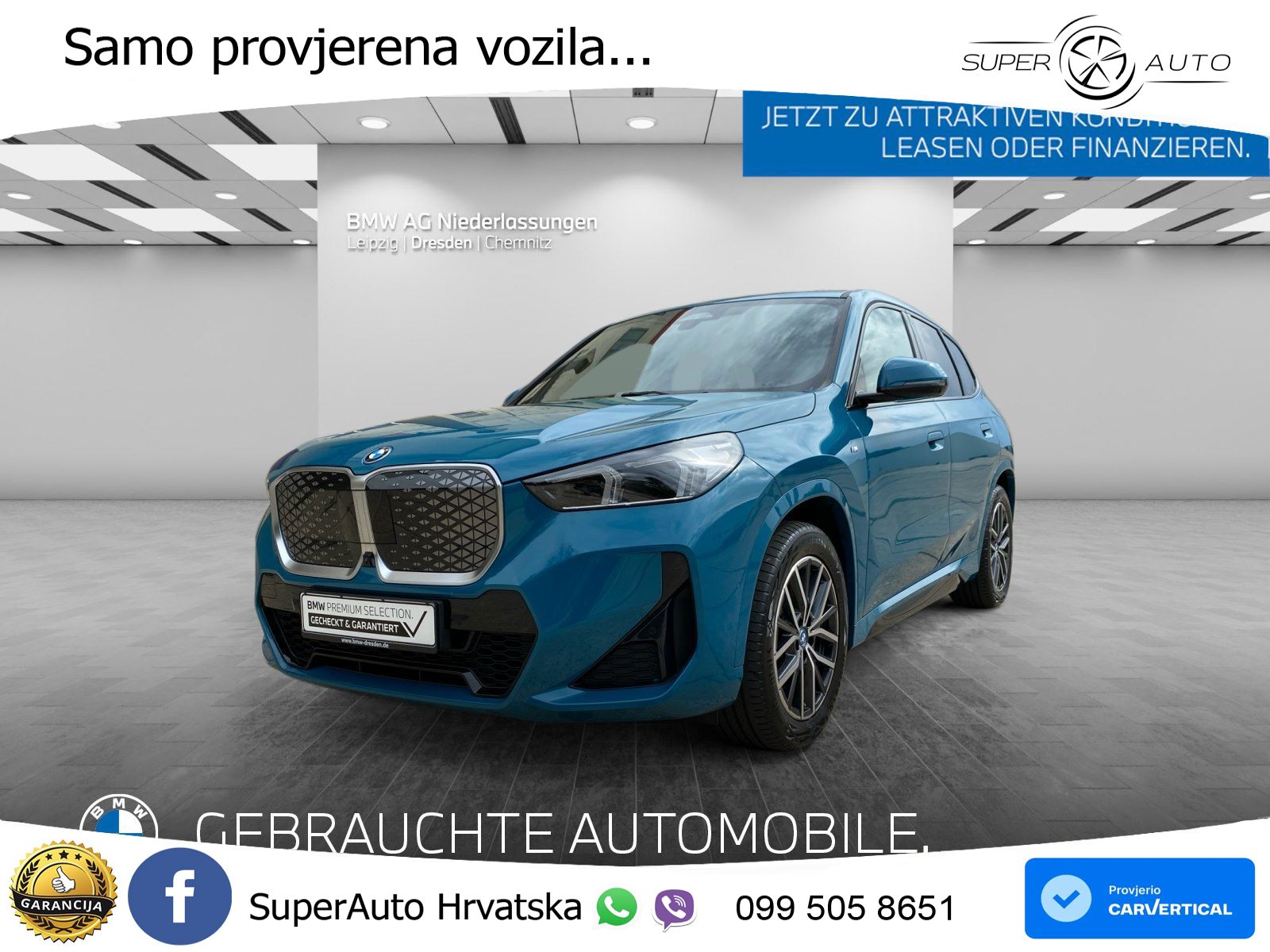 BMW iX1 68 kWh (313 KS) xDrive30 M Sport LED+GR SJED+ACC