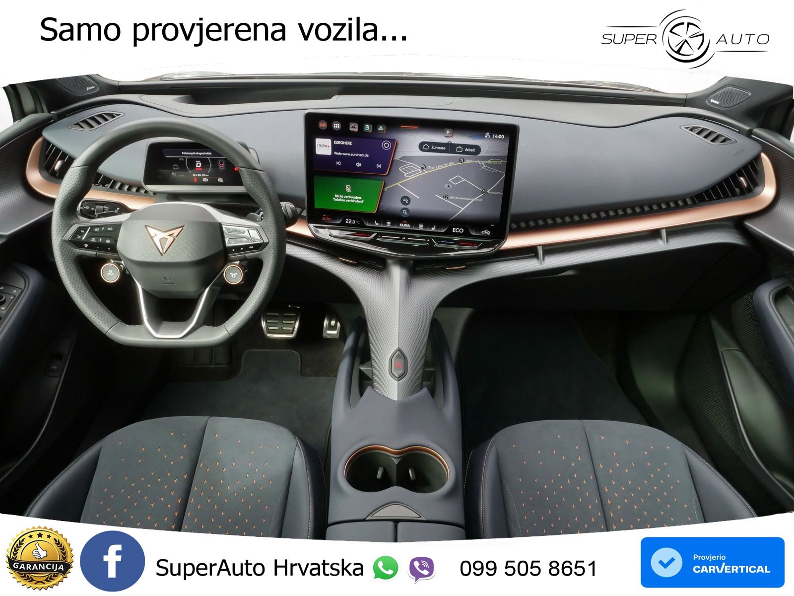 Cupra Tavascan 82 kWh (340 KS)  4WD VZ LED+GR SJED+ACC