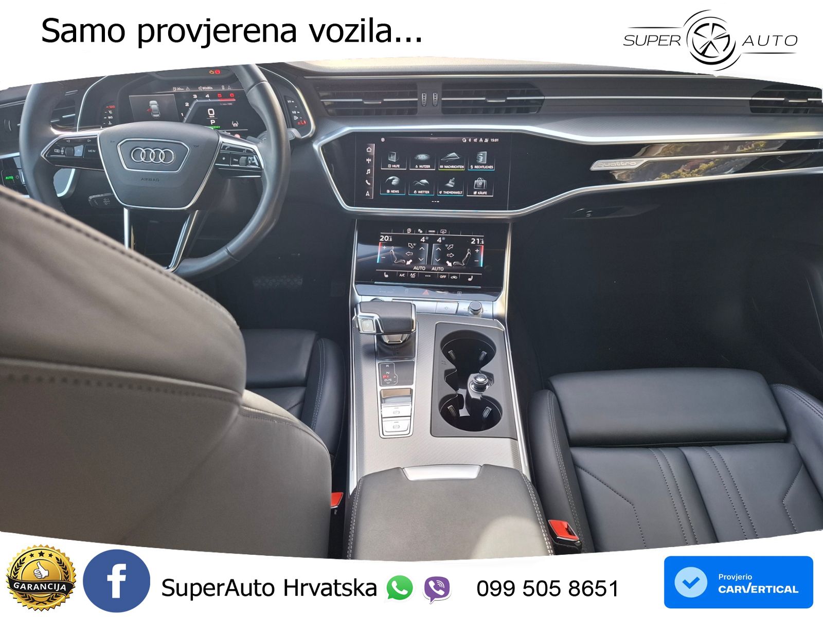 Audi A6 40 TDI (204 KS) quattro ultra S tronic MATRIX+GR SJED+KAM