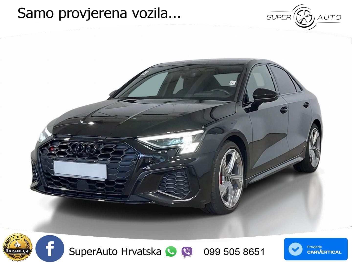 Audi S3 Limuzina 2.0 TFSI (310 KS) quattro S tronic MATRIX+GR SJED+KAM