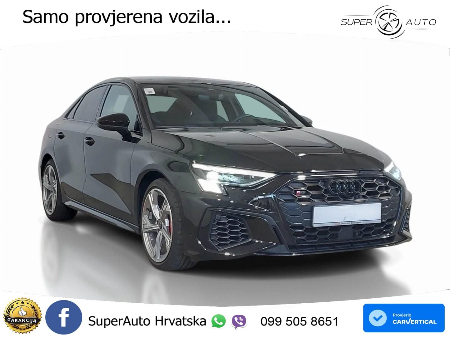 Audi S3 Limuzina 2.0 TFSI (310 KS) quattro S tronic MATRIX+GR SJED+KAM