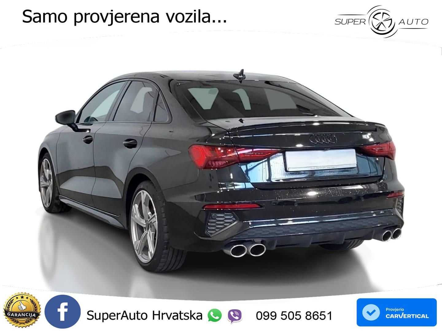 Audi S3 Limuzina 2.0 TFSI (310 KS) quattro S tronic MATRIX+GR SJED+KAM