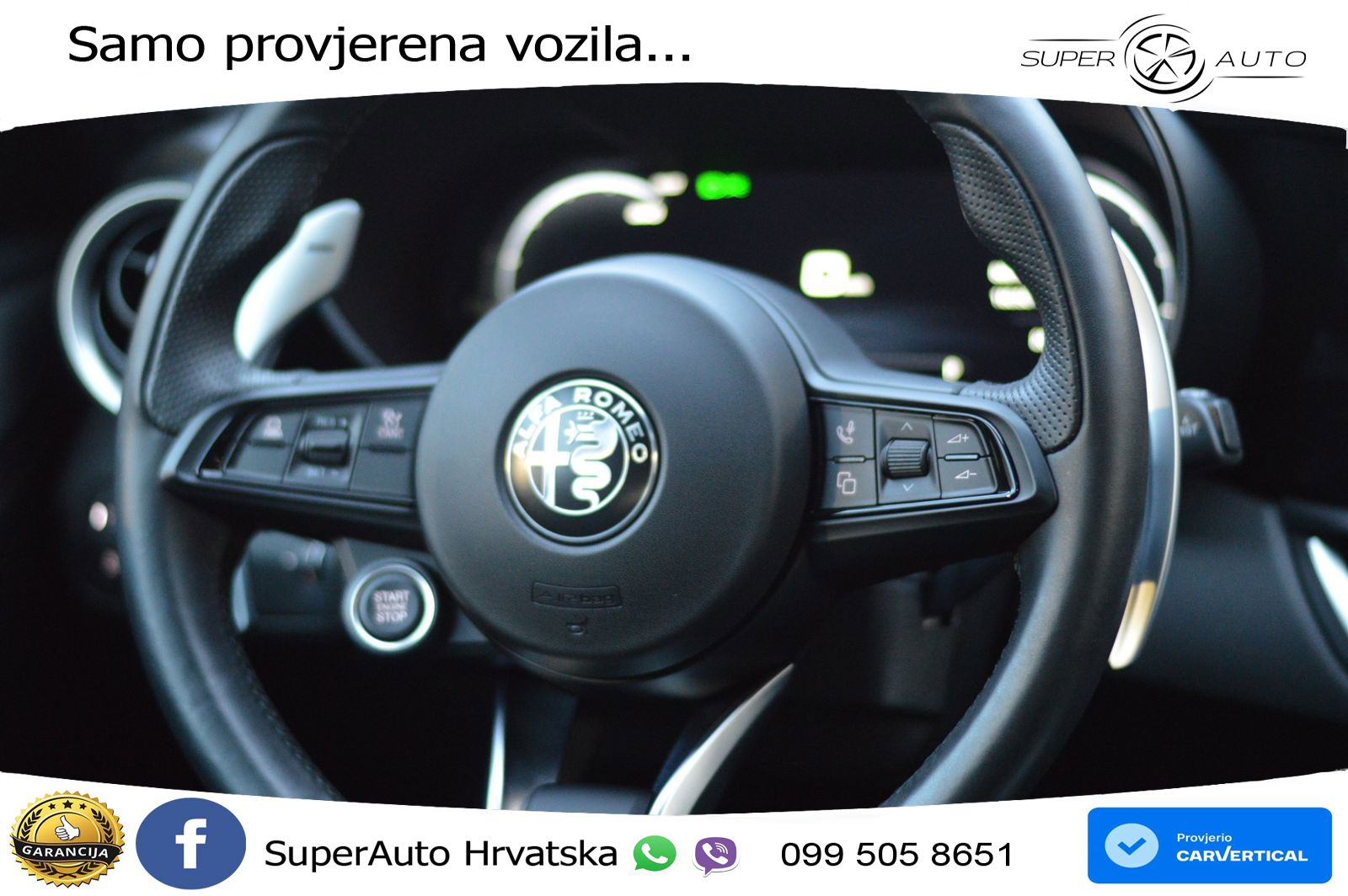 Alfa Romeo Giulia 2.0 Turbo (280 KS) Q4 Automatic LED+GR SJED+ACC