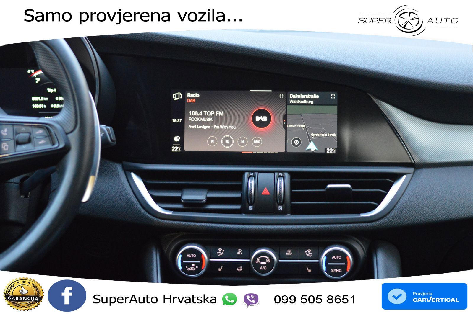 Alfa Romeo Giulia 2.0 Turbo (280 KS) Q4 Automatic LED+GR SJED+ACC