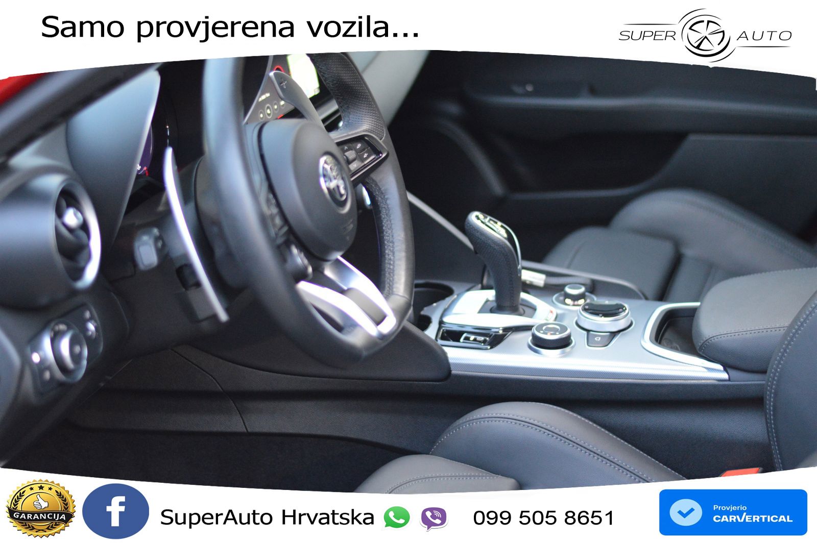 Alfa Romeo Giulia 2.0 Turbo (280 KS) Q4 Automatic LED+GR SJED+ACC