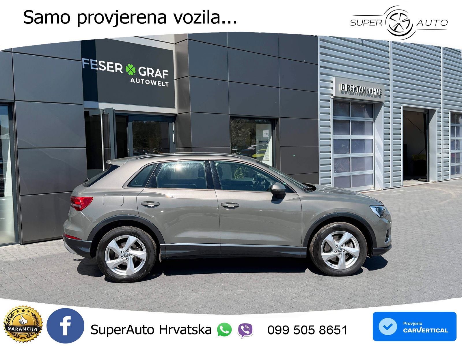 Audi Q3 40 TDI (190 KS) quattro S tronic advanced LED+GR SJED+ACC