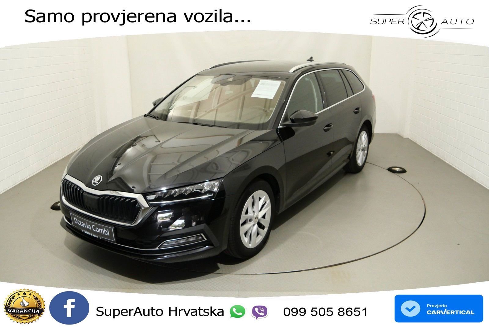 Škoda Octavia Combi 2.0 TDI (150 KS) LED+GR SJED+ACC