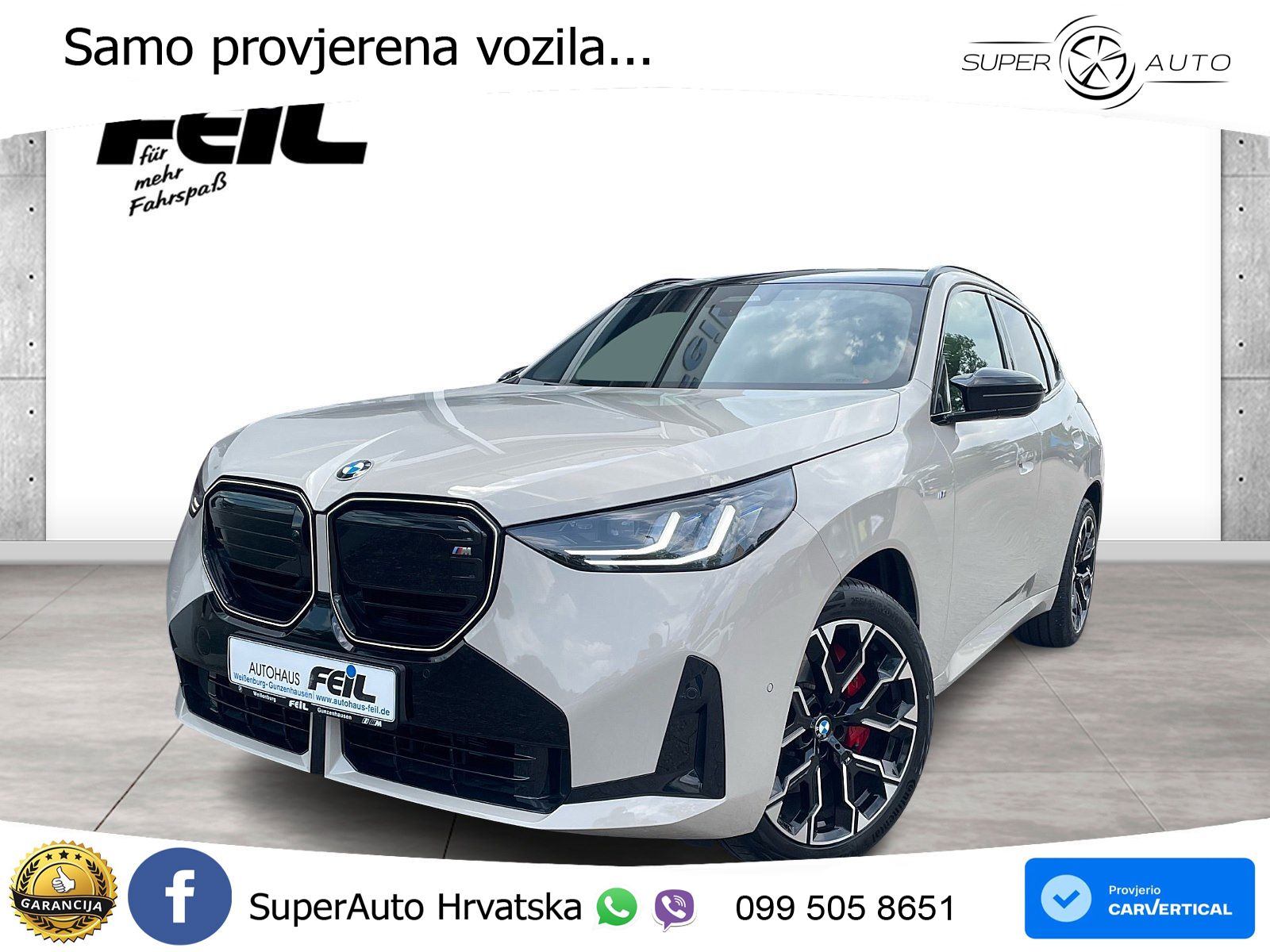 BMW X3 M50 xDrive Steptronic ACC+GR SJED+360+PANO