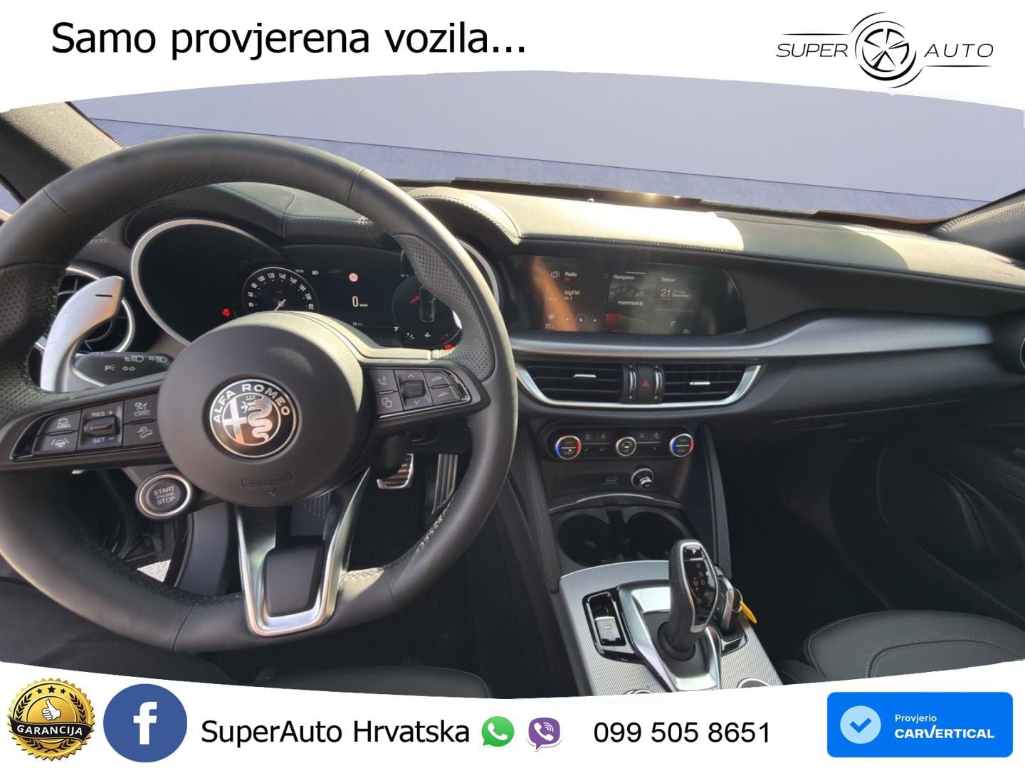 Alfa Romeo Stelvio 2.2 MultiJet II (210 KS) Q4 Automatic MATRIX+GR SJED+KAM