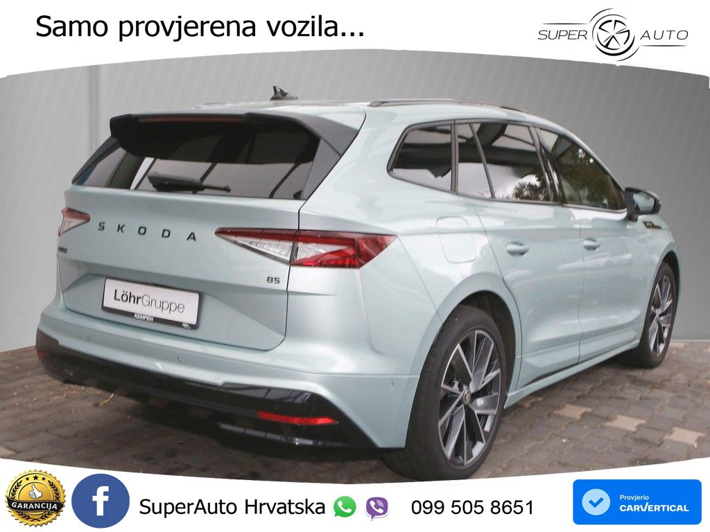 Škoda Enyaq 85 82 kWh (286 KS) SportLine LED+GR SJED+ACC