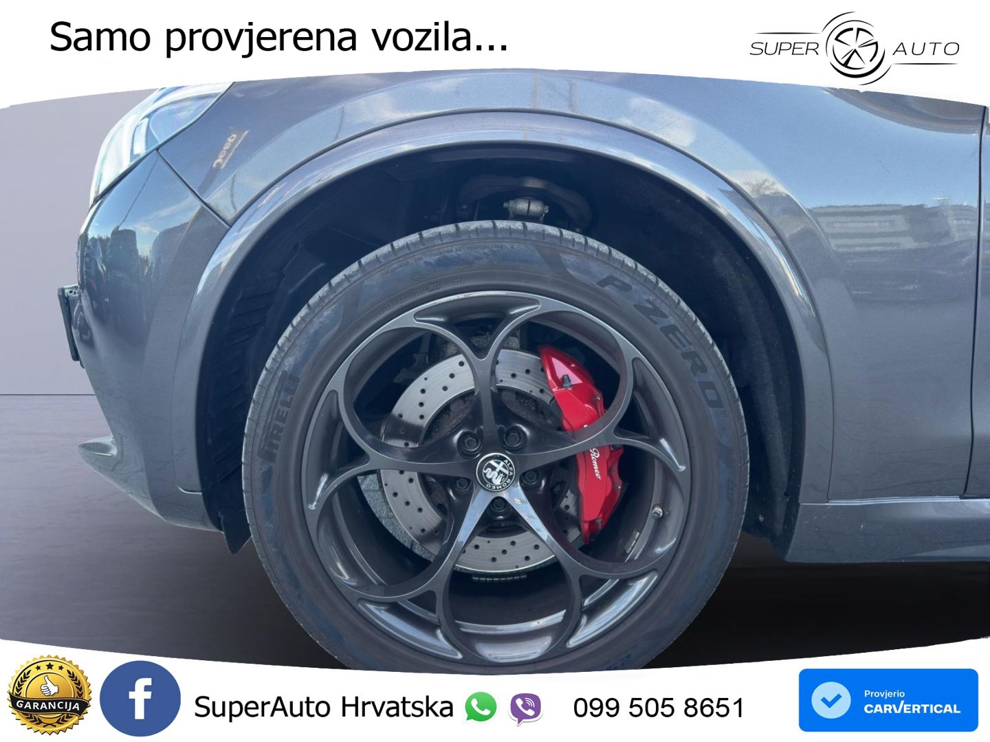 Alfa Romeo Stelvio Quadrifoglio 2.9 V6 Bi-Turbo (520 KS) Q4 Automatic LED+GR SJED+ACC