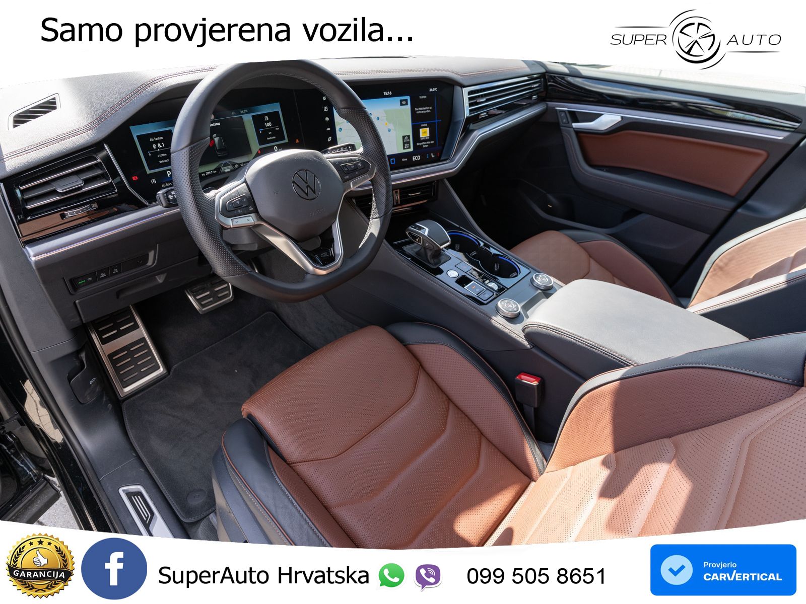 Volkswagen Touareg 3.0 V6 TDI (286 KS) 4MOTION Tiptronic ZRAČNI+ACC+4xGR SJED+KAM