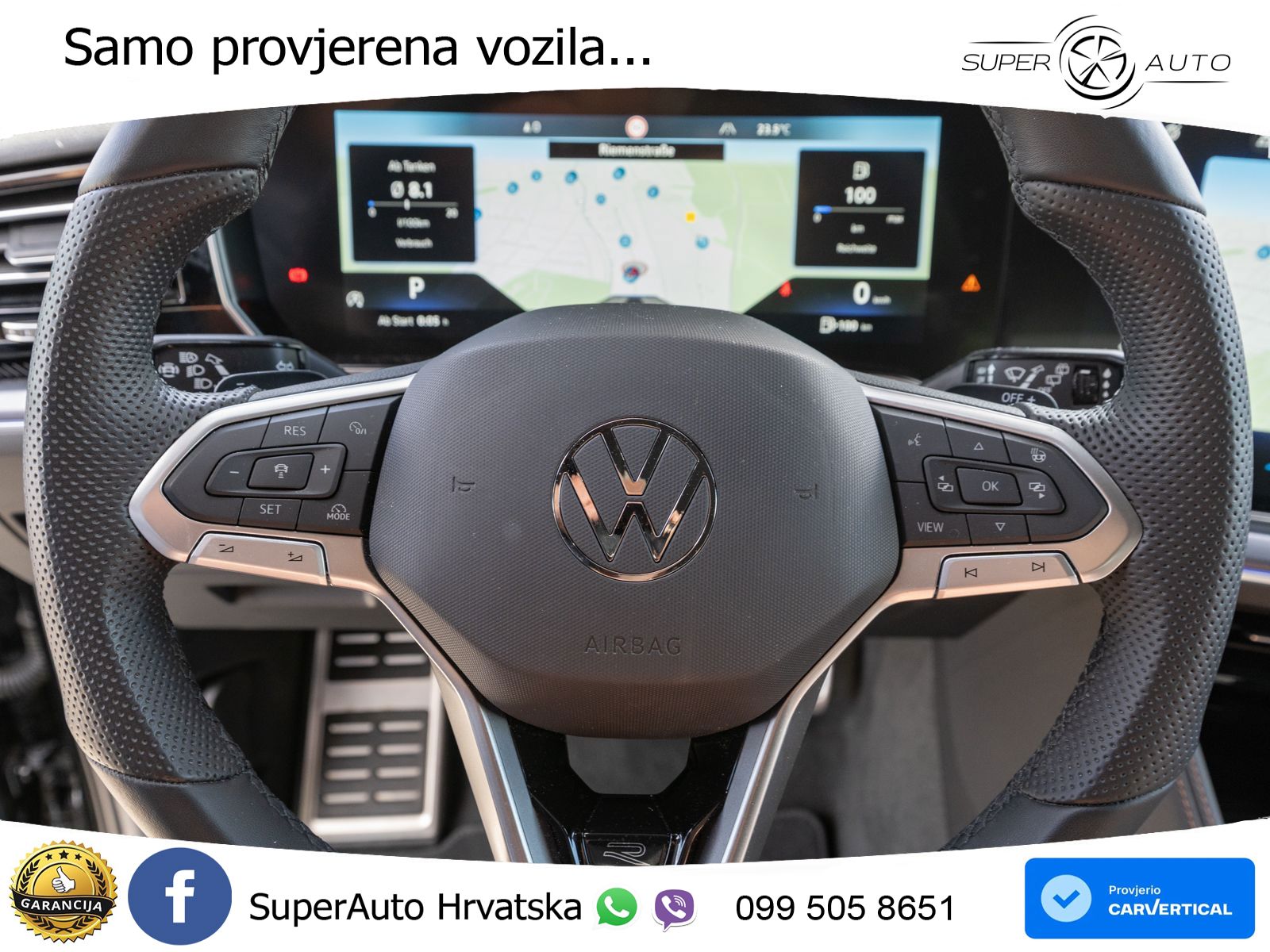 Volkswagen Touareg 3.0 V6 TDI (286 KS) 4MOTION Tiptronic ZRAČNI+ACC+4xGR SJED+KAM