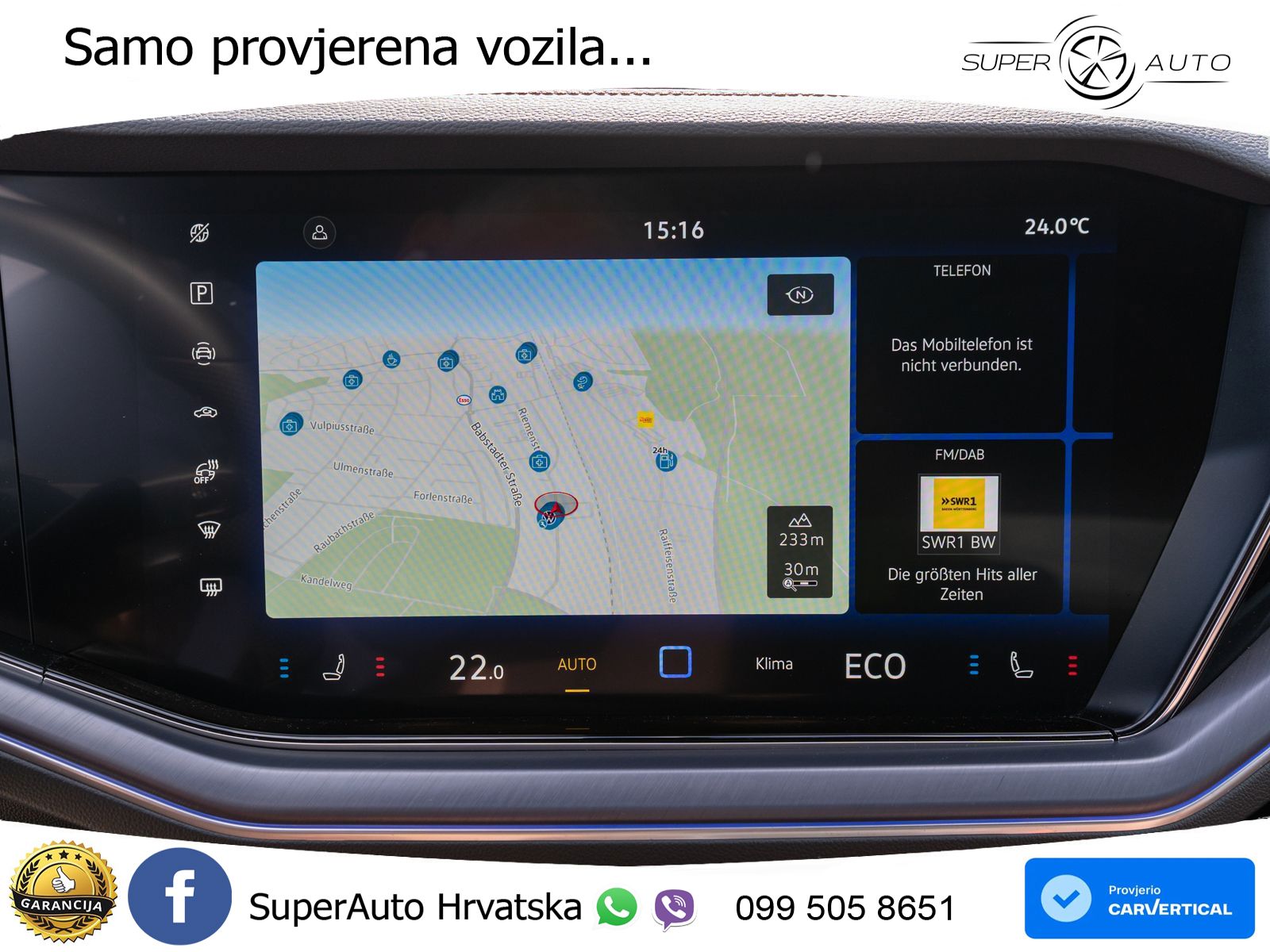 Volkswagen Touareg 3.0 V6 TDI (286 KS) 4MOTION Tiptronic ZRAČNI+ACC+4xGR SJED+KAM