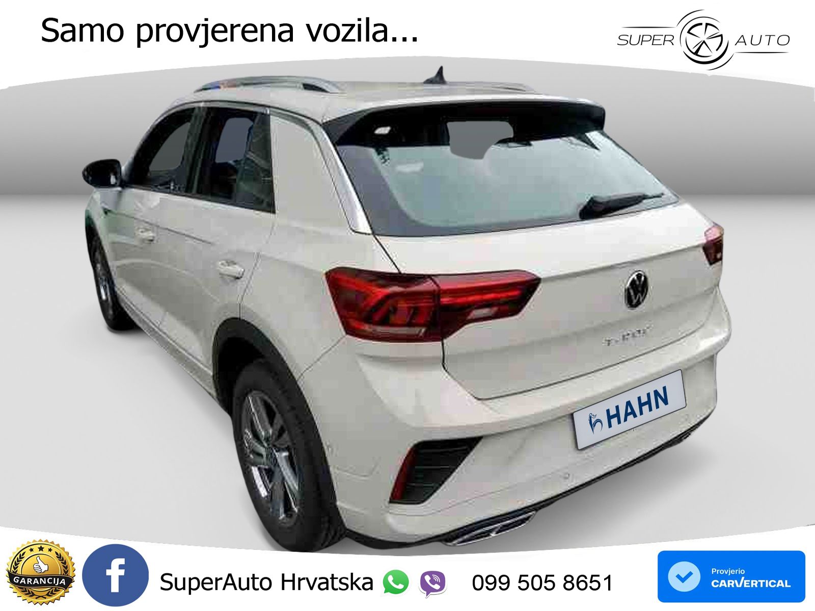 Volkswagen T-Roc 1.5 TSI (150 KS) DSG R-Line LED+GR SJED+ACC