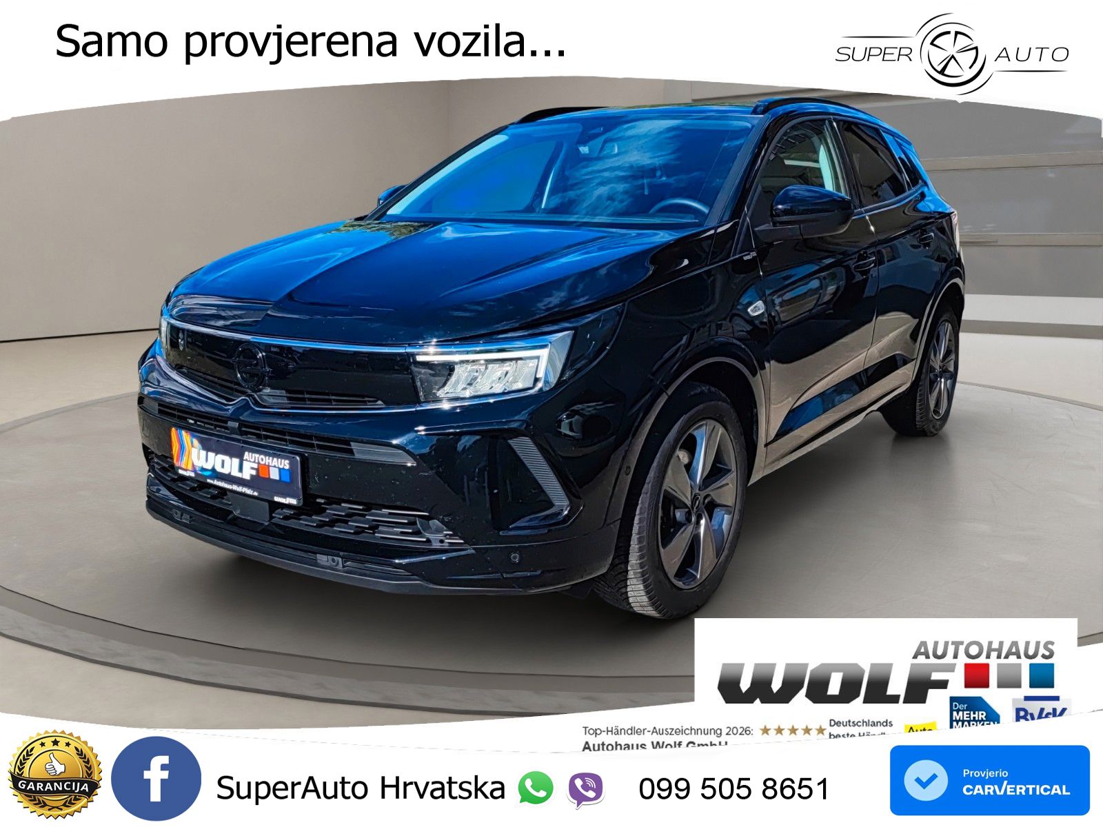 Opel Grandland 1.2i Turbo (130 KS) Automatic GS LED+GR SJED+ACC