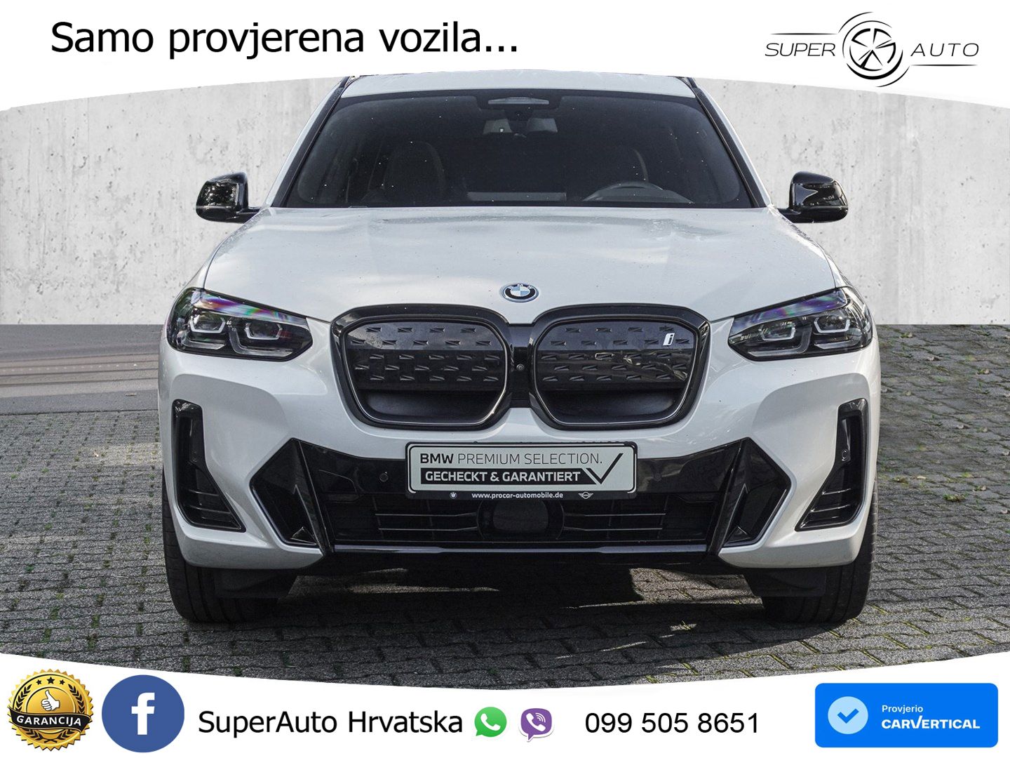 BMW iX3 80 kWh (286 KS) M Sport ACC+HEAD+GR SJED+360+PANO