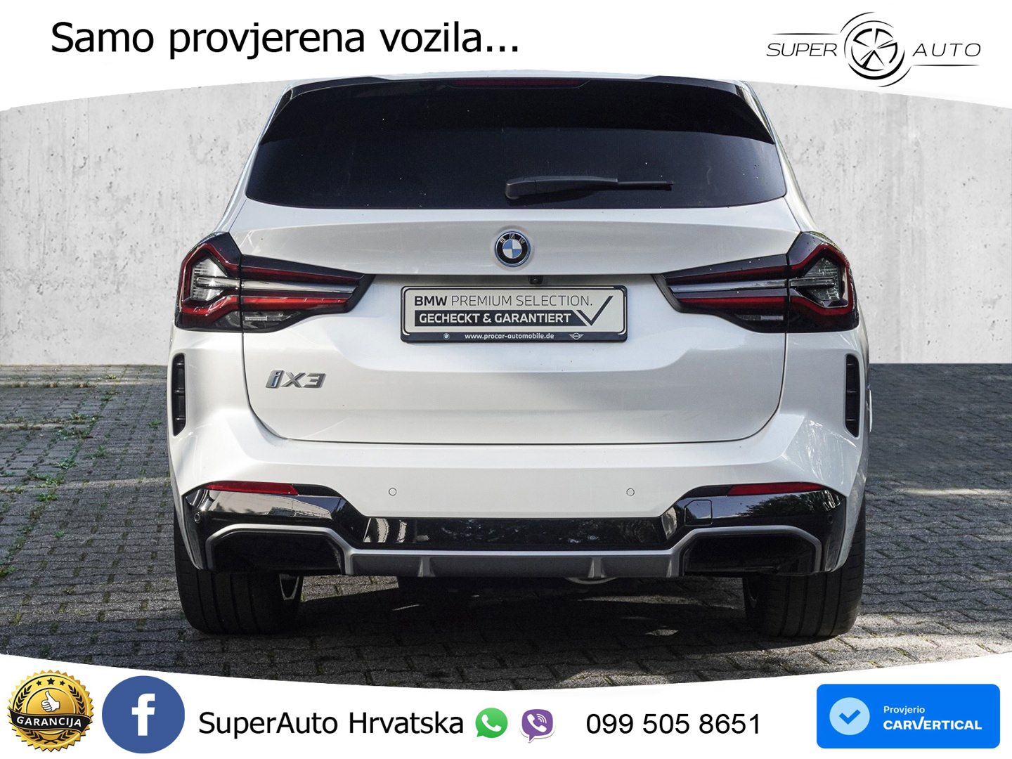 BMW iX3 80 kWh (286 KS) M Sport ACC+HEAD+GR SJED+360+PANO