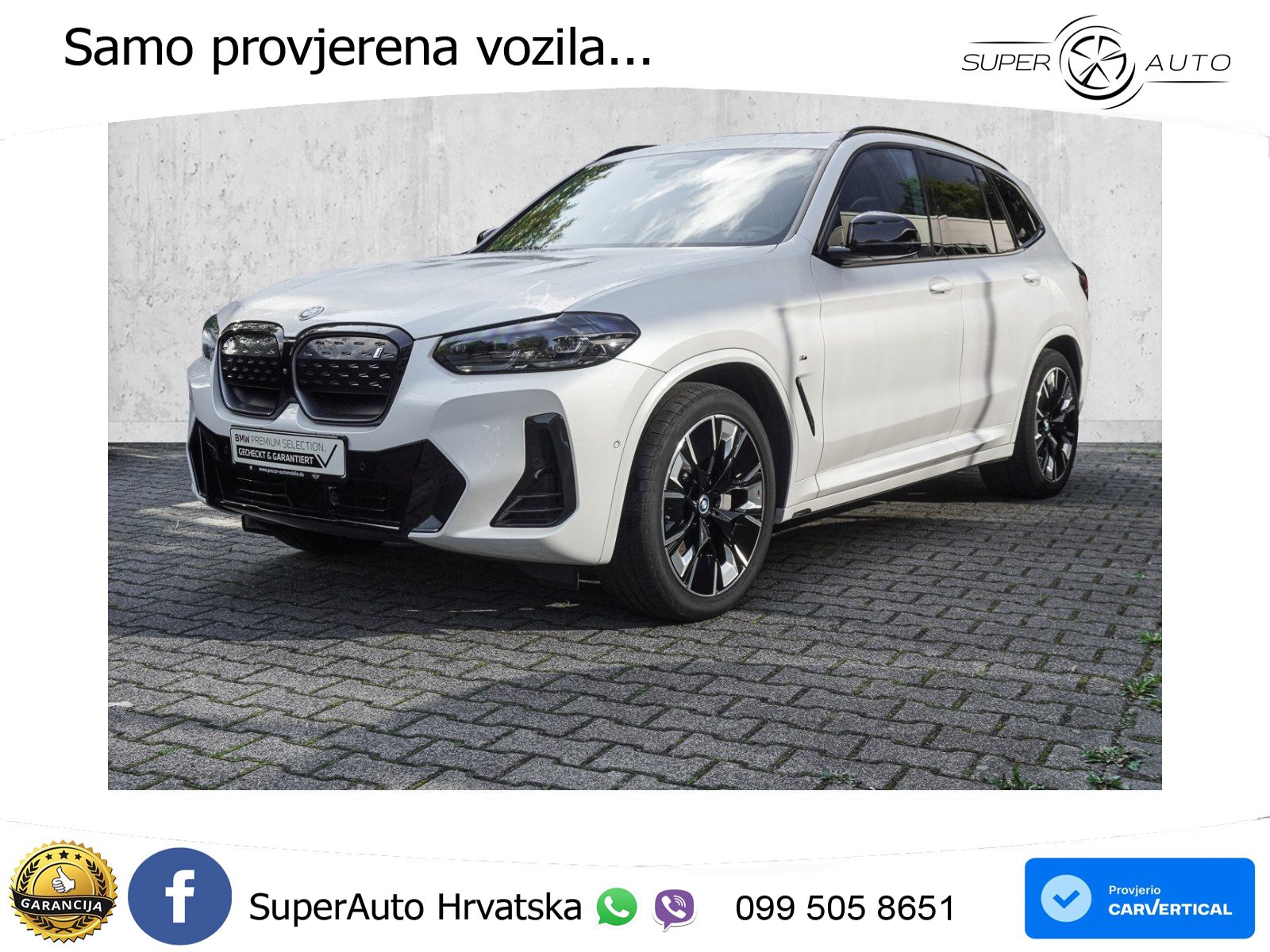BMW iX3 80 kWh (286 KS) M Sport ACC+HEAD+GR SJED+360+PANO