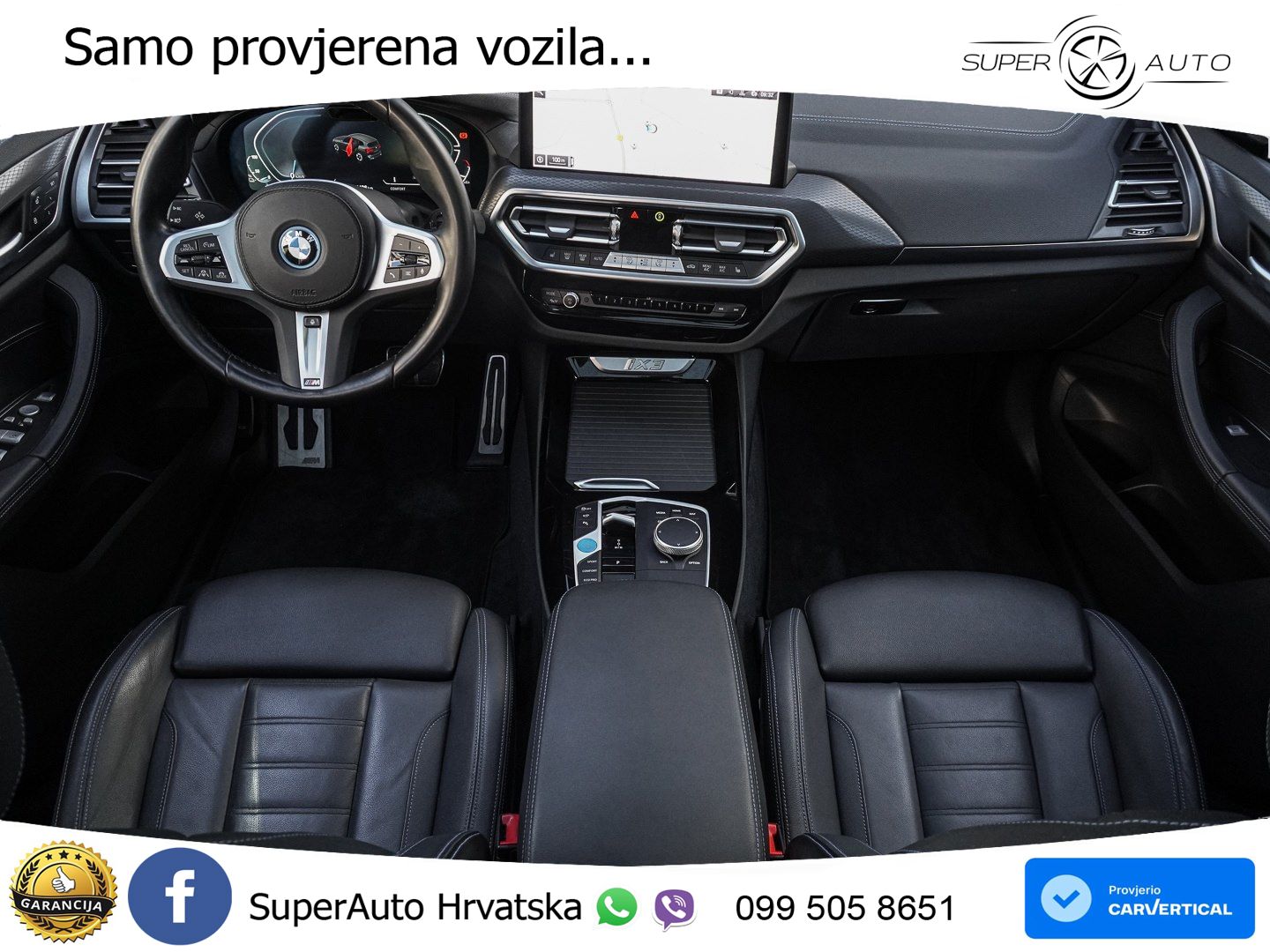BMW iX3 80 kWh (286 KS) M Sport ACC+HEAD+GR SJED+360+PANO