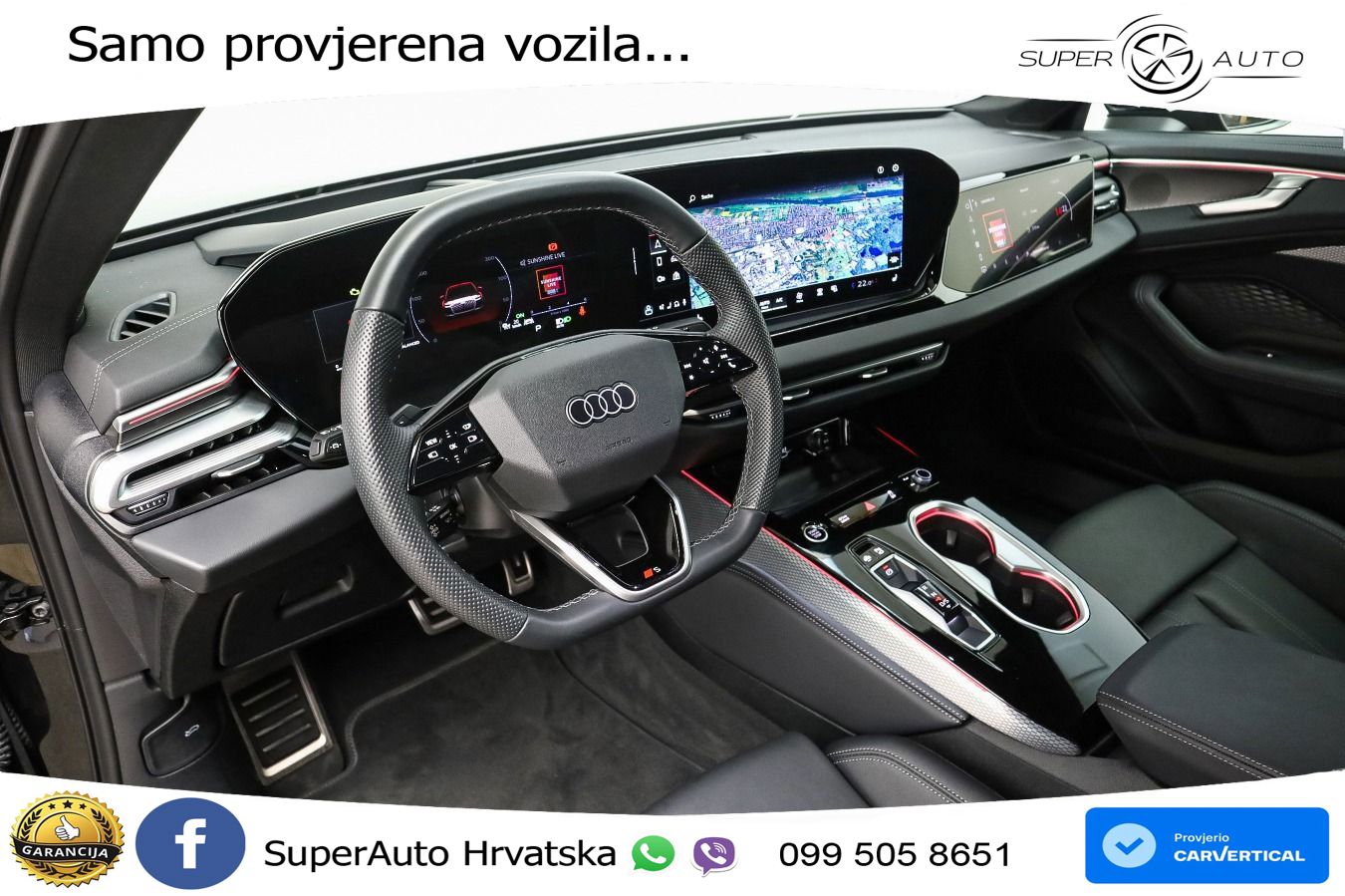 Audi A6 2.0 TDI (204 KS) quattro S tronic S line LED+GR SJED+ACC